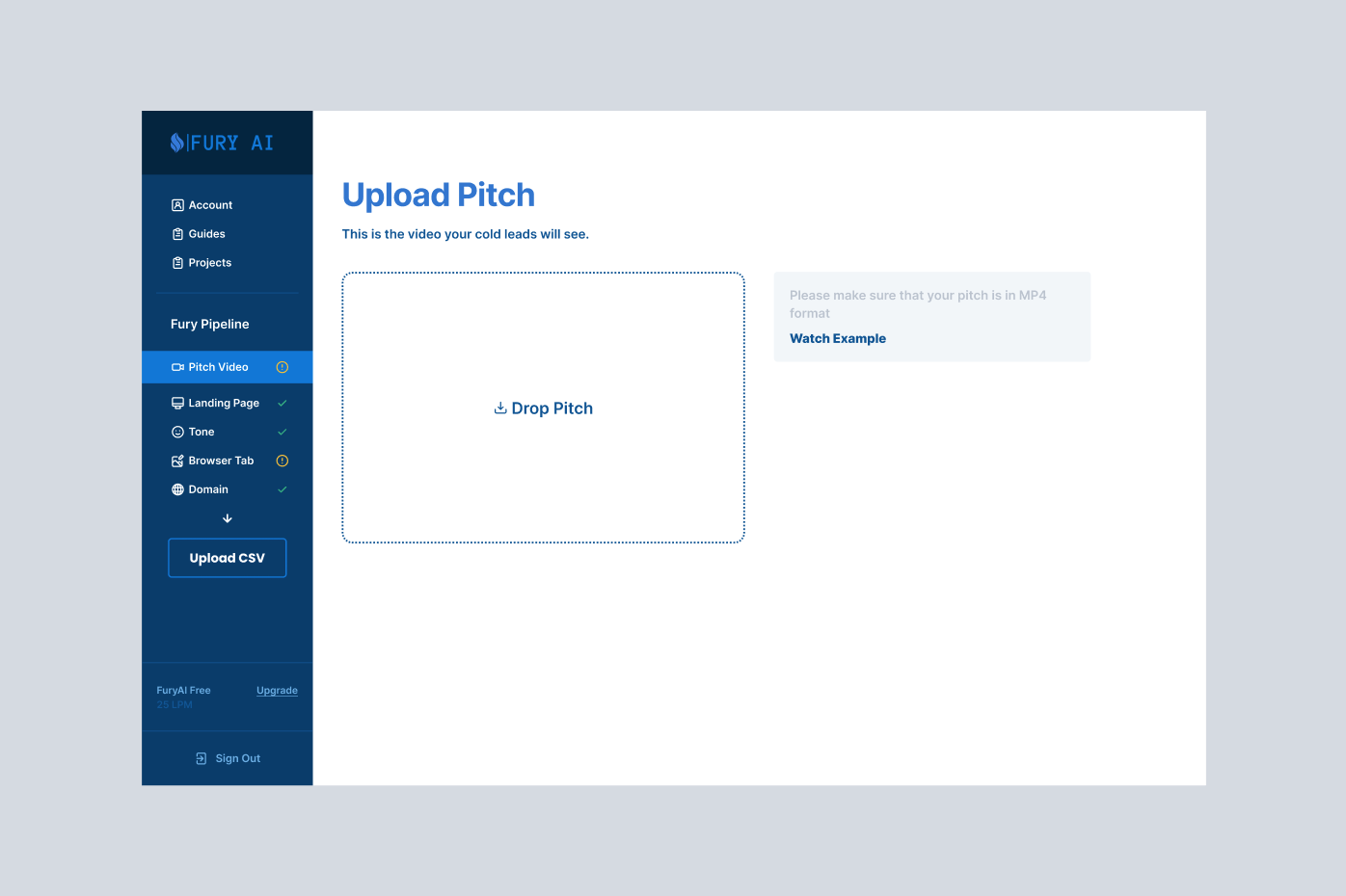 Pitch Upload - After