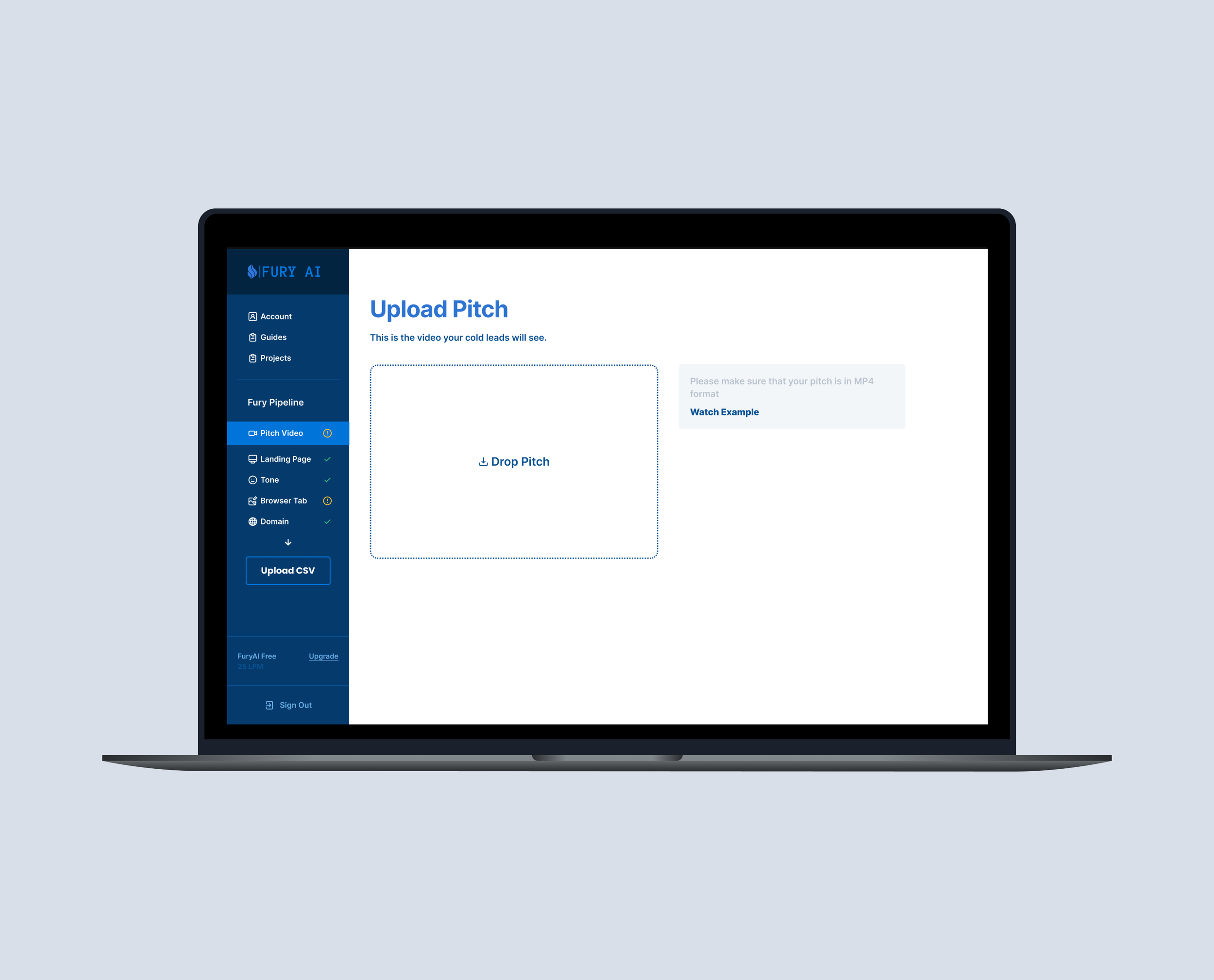 Fury AI - UI redesign