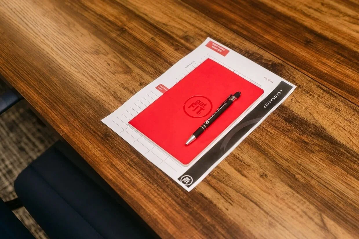 Get Fit TPA red journal, teaching business owners how to delegate