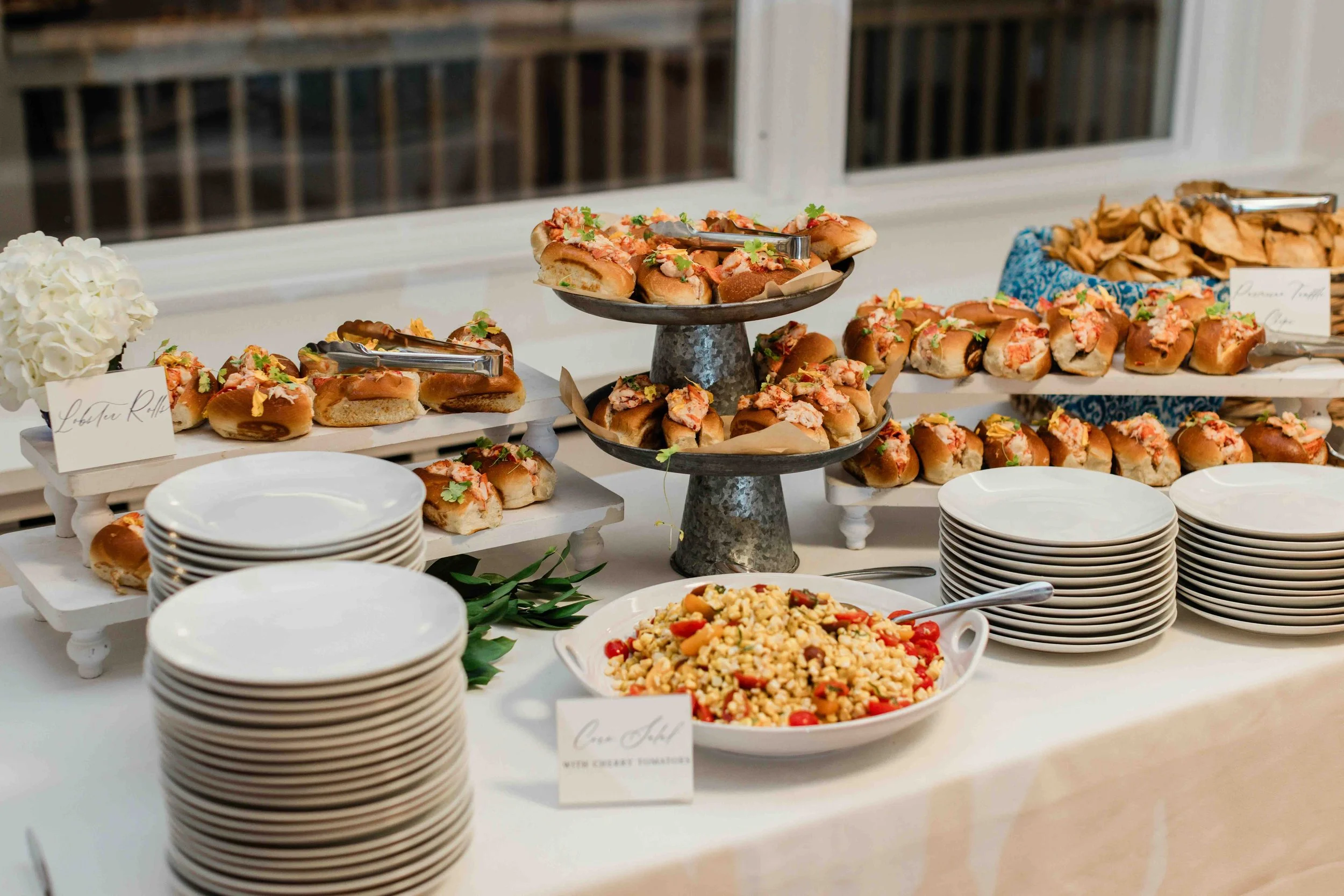 blue rocks catering-buffet style dinner.jpeg