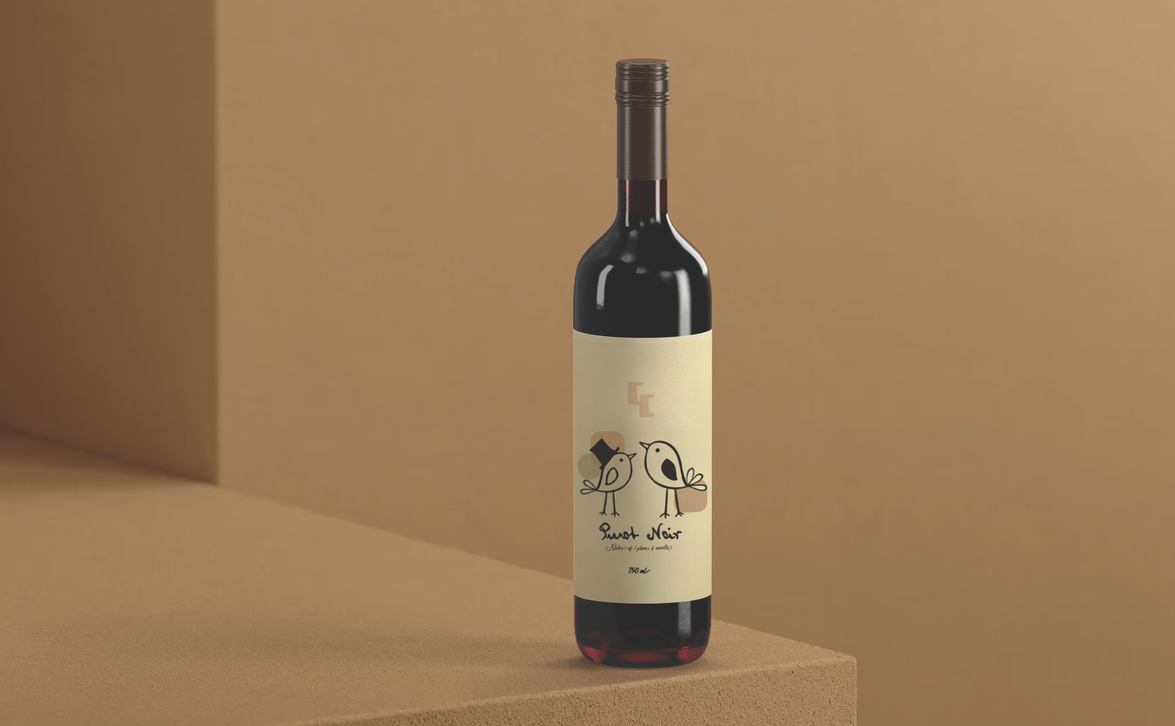 Chirp + Chirk Wine Company branding