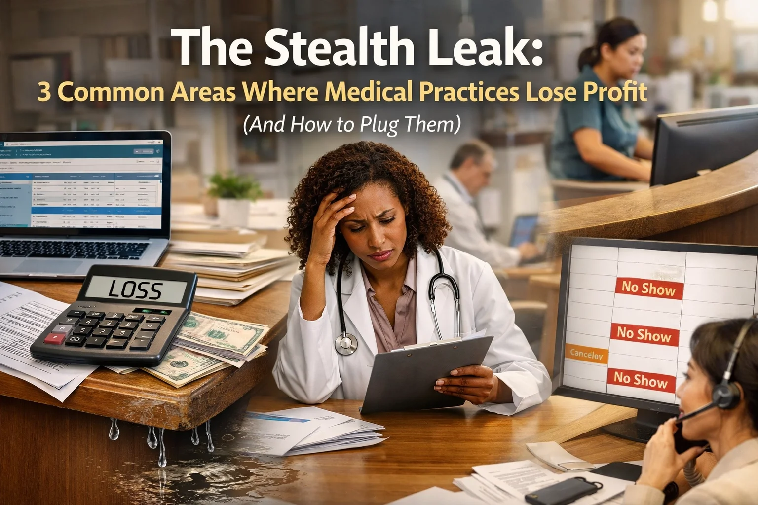 The Stealth Leak: 3 Common Areas Where Medical Practices Lose Profit (And How to Plug Them)