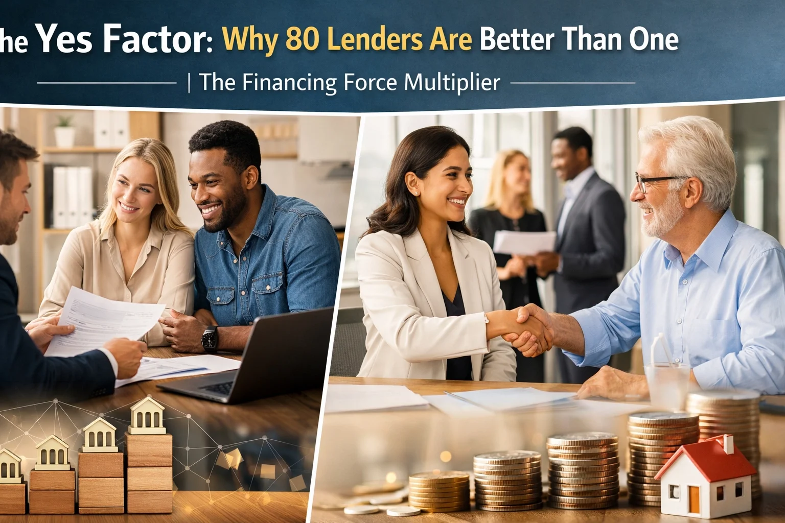 The Yes Factor: Why 80 Lenders Are Better Than One | The Financing Force Multiplier