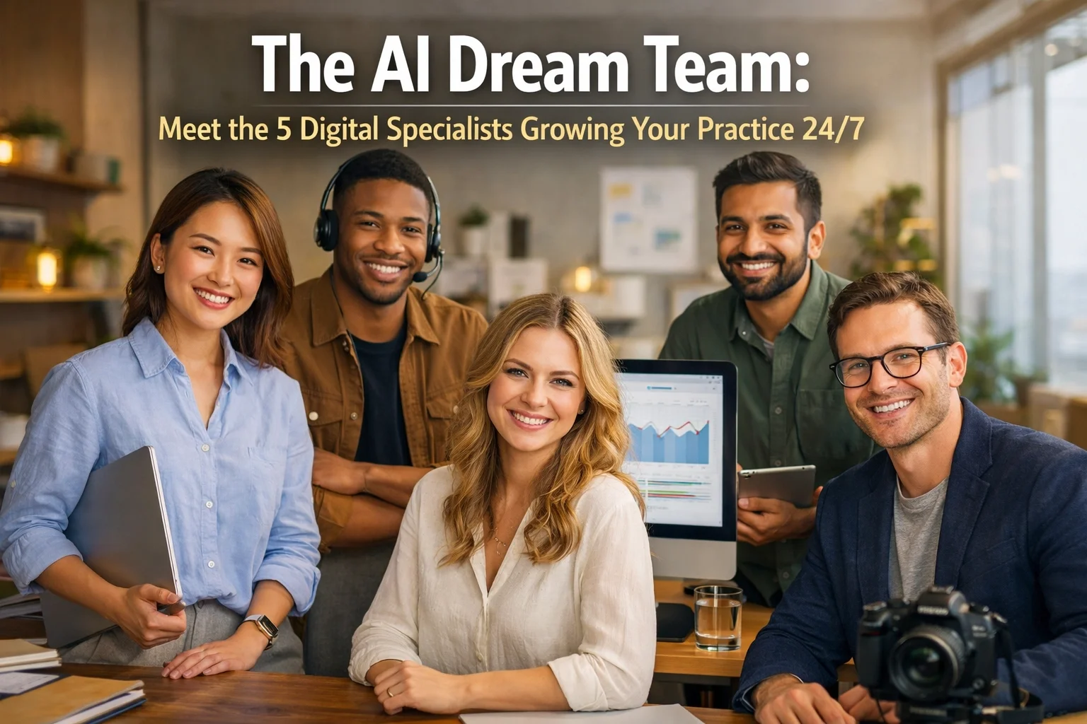 The AI Dream Team: Meet the 6 Digital Specialists Growing Your Practice 24/7