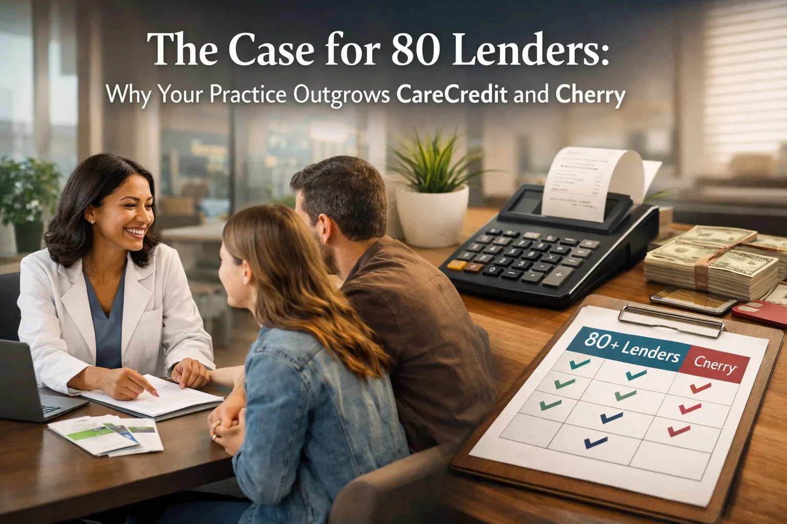The Case for 80 Lenders: Why Your Practice Outgrows CareCredit and Cherry