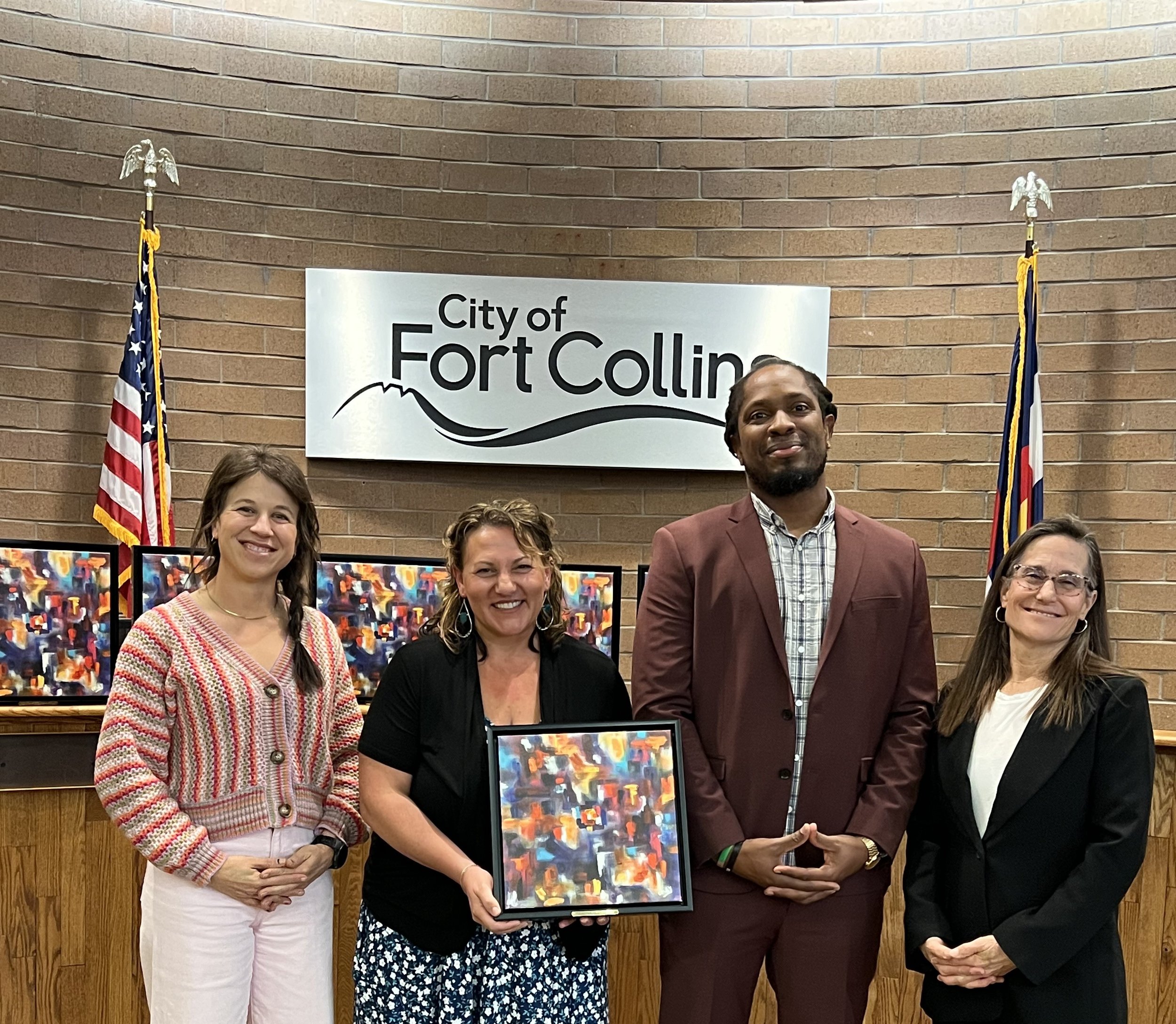 Dr. Pittman and his colleague, Dr. Jessica Jackson, received the 2025 Fort Collins Human Relations Rising Star Award.