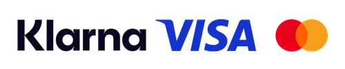 Klarna , Visa och mastercard som betalnings alternativ