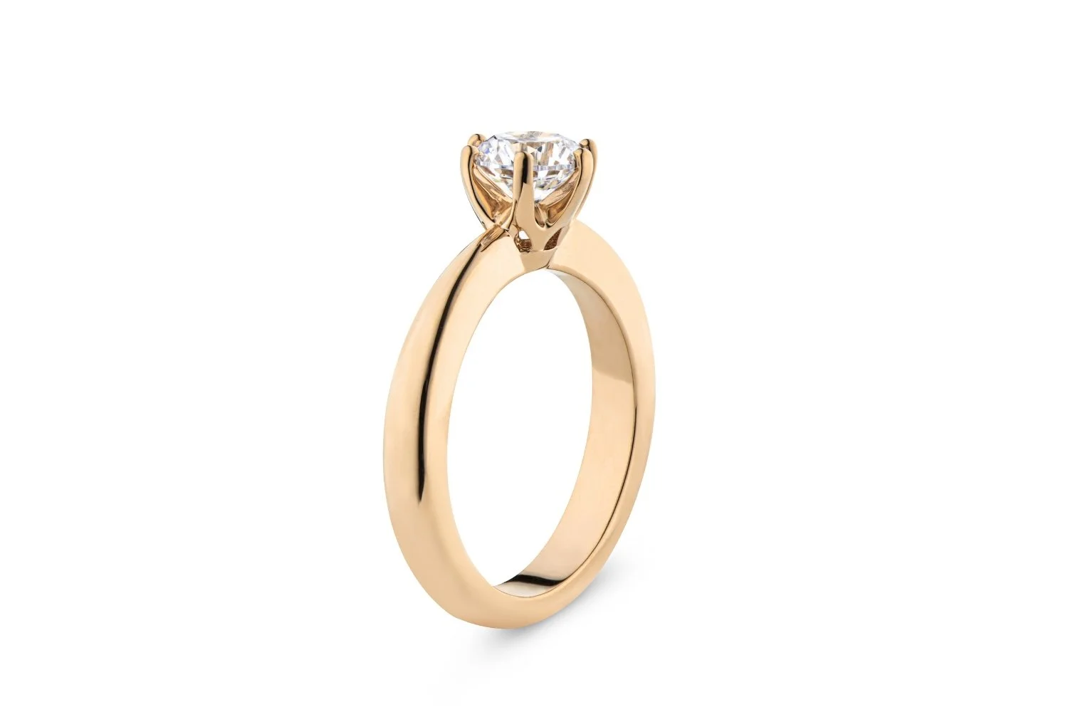 Ringar,Vigselringar 
Sparkle – enstensring i 18K rödguld med briljant.