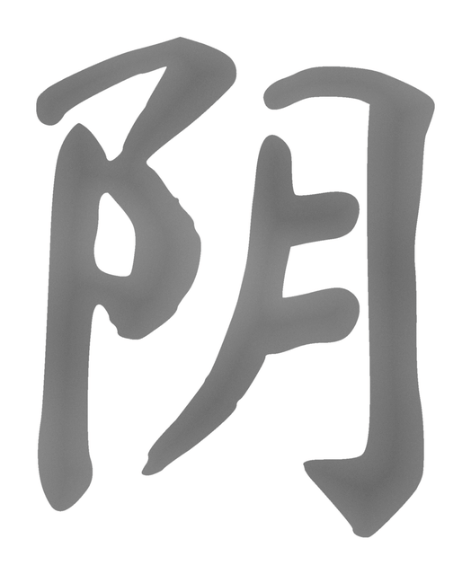 Chinesisches Schriftzeichen für Yin