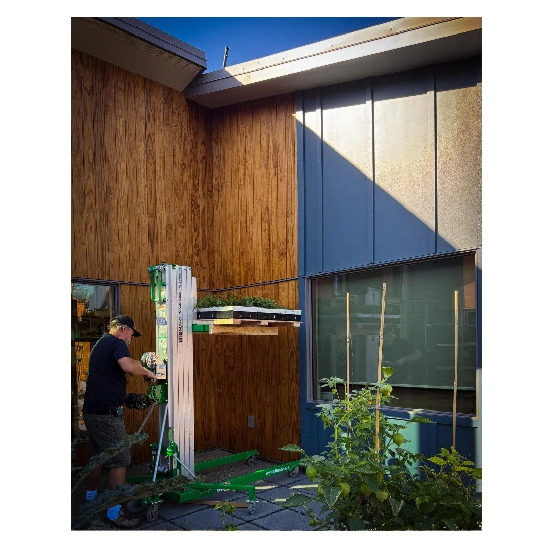 From metal to green in one day. 🌿

This Rose City roof now pulls double duty &mdash; stormwater hero + habitat haven. 25 different types of native plants used! 

Designed and Installed by @constructiveform and Erik Smith | Grown by us.&rdquo; 🌱