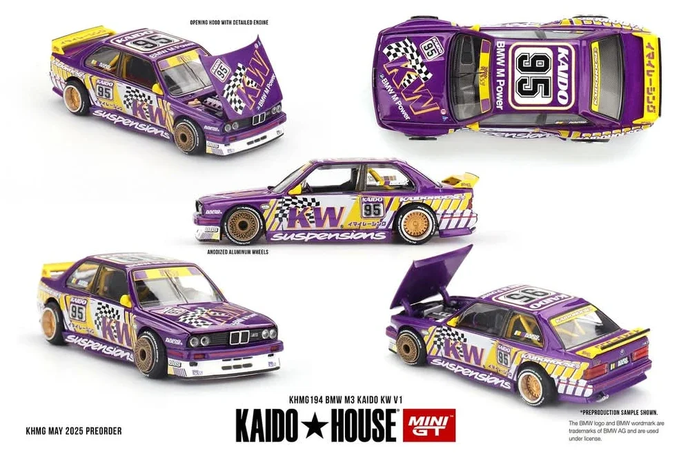 Mini GT x Kaido House KW Suspensions Diecast BMW (Not sealed)