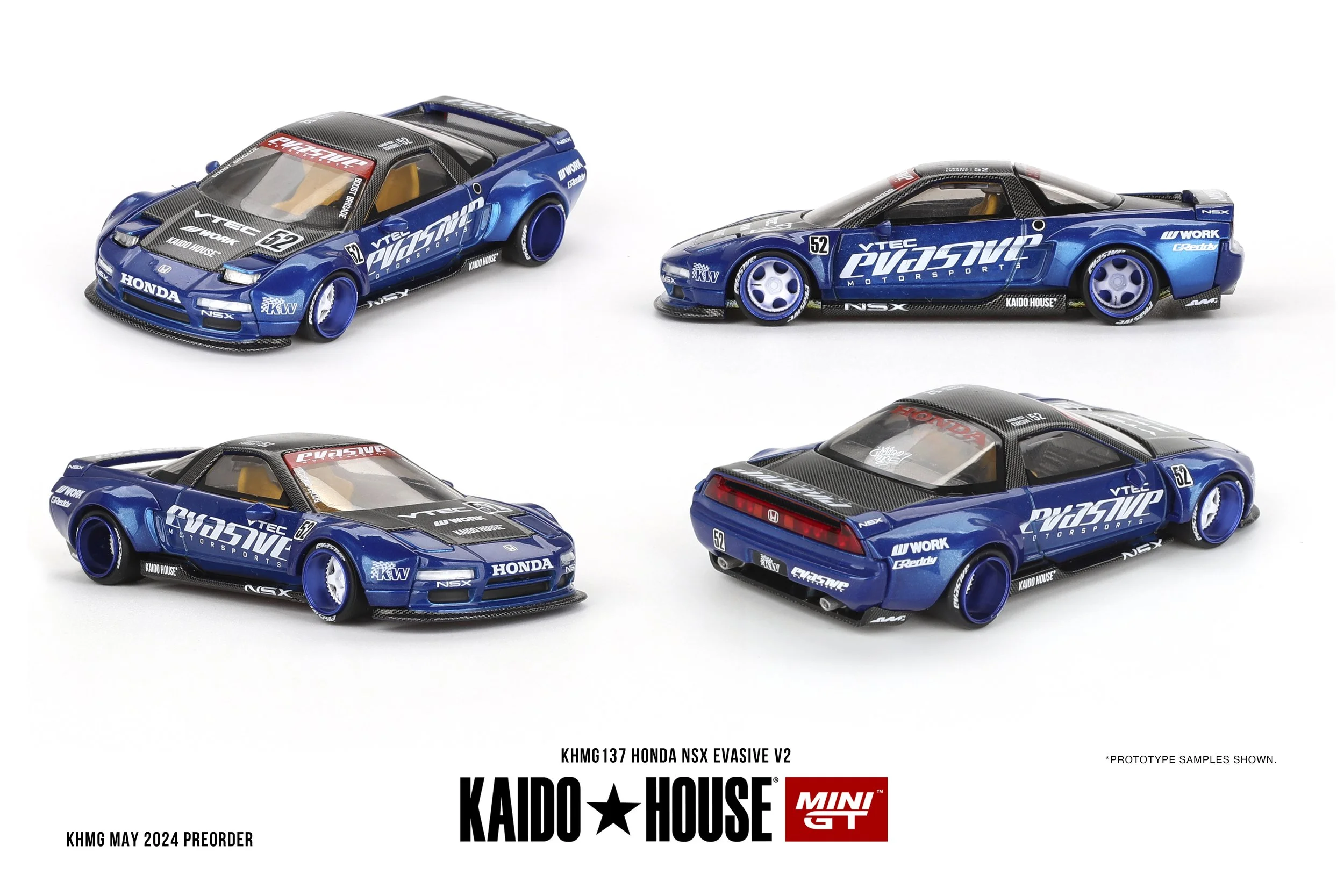 Kaido House 137 Honda NSX Evasive V2 BLUE (Sealed)