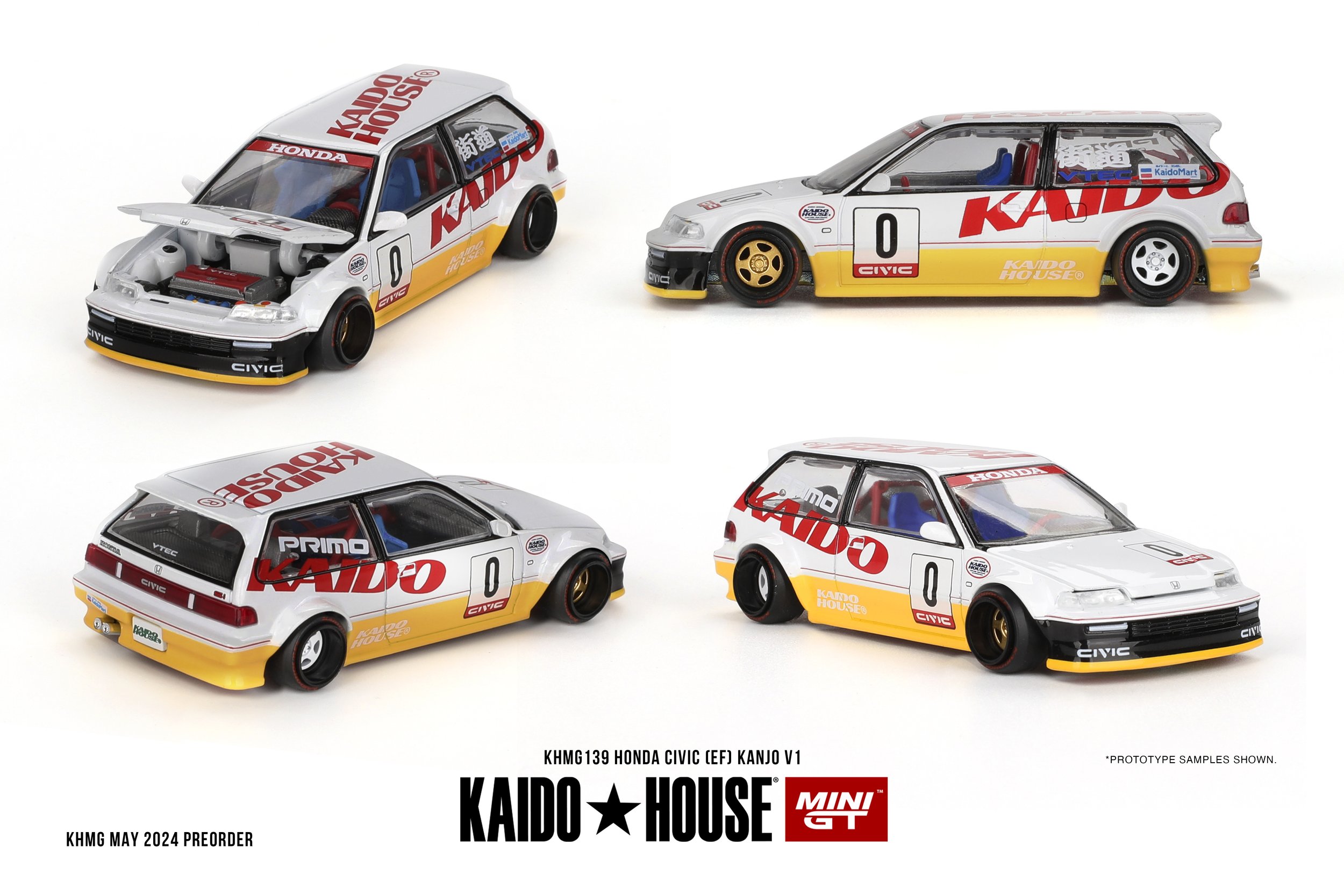 Mini GT Kaido House Honda Civic Kanjo V1 Diecast Model (Sealed)