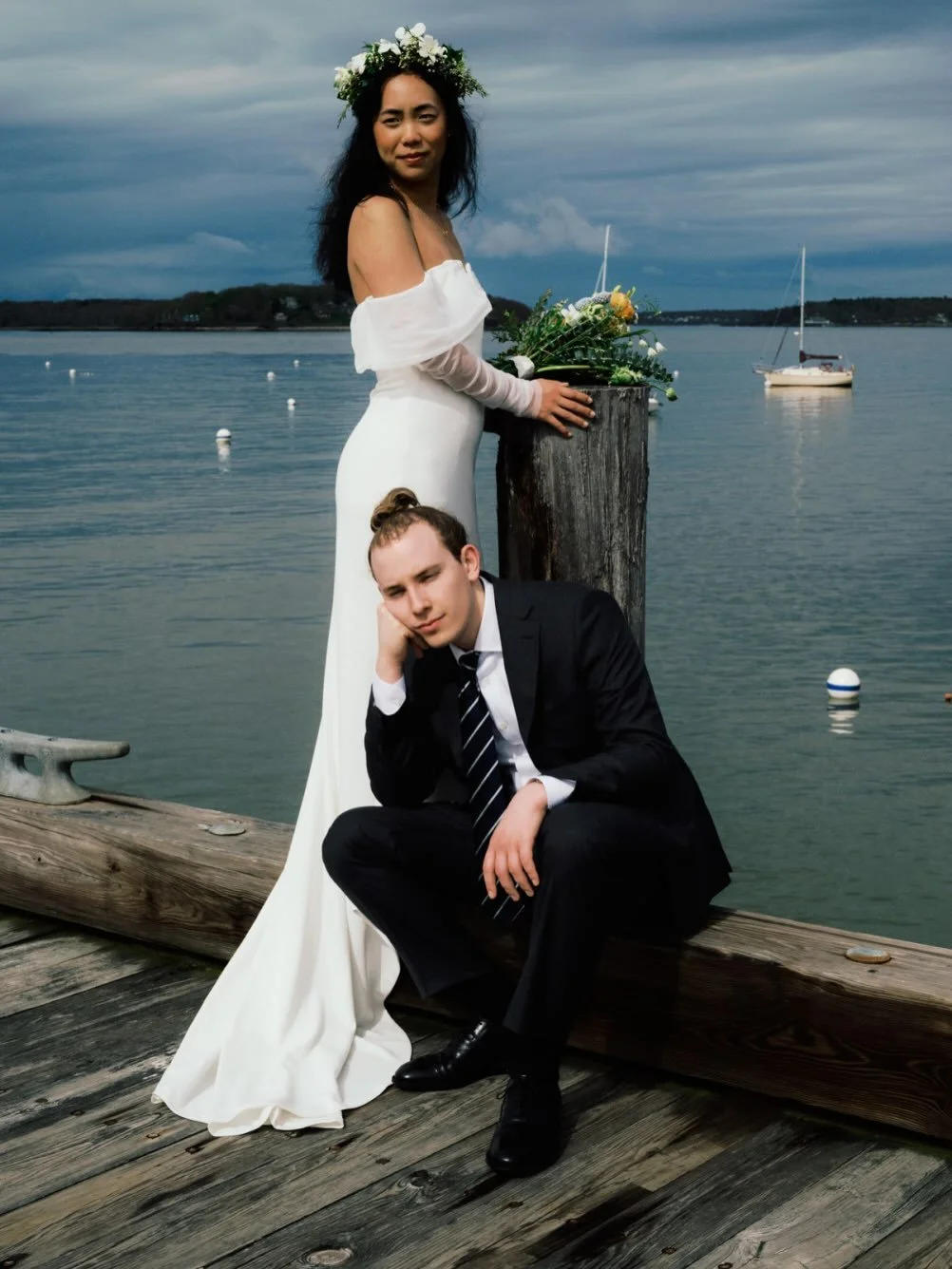The coolest client award, always 🤩
L&amp;H planned 3-days of events in Portland for their guests. A beautiful destination wedding. Cocktail party and oyster social, ceremony in the chapel by the water, brunch reception downtown, a schooner sail, and
