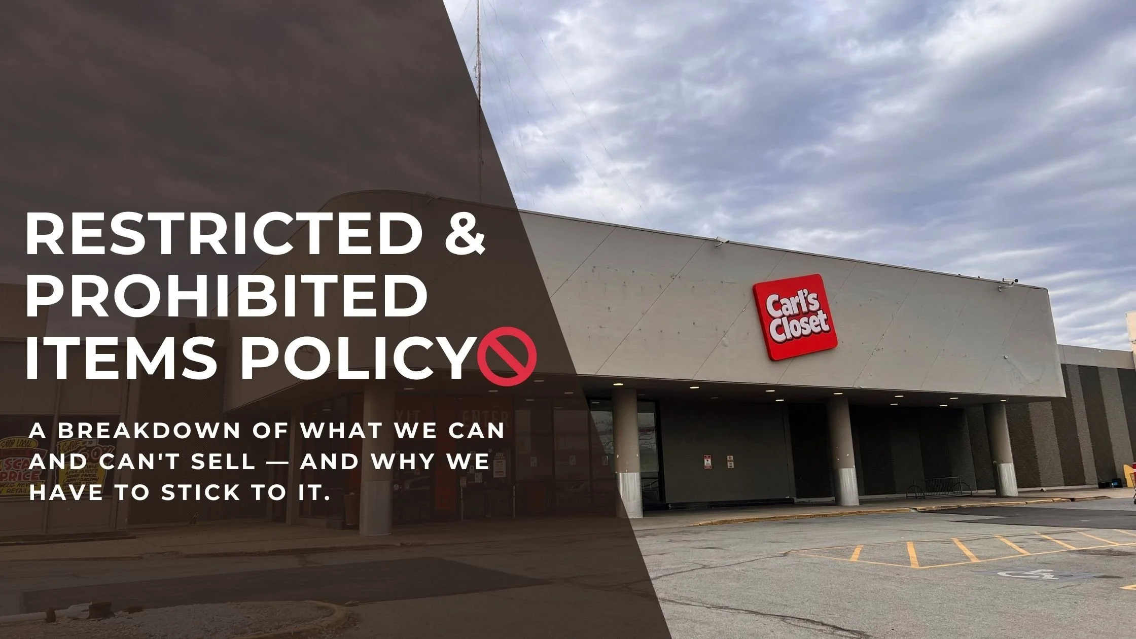 Restricted &amp; Prohibited Items Policy 🚫 