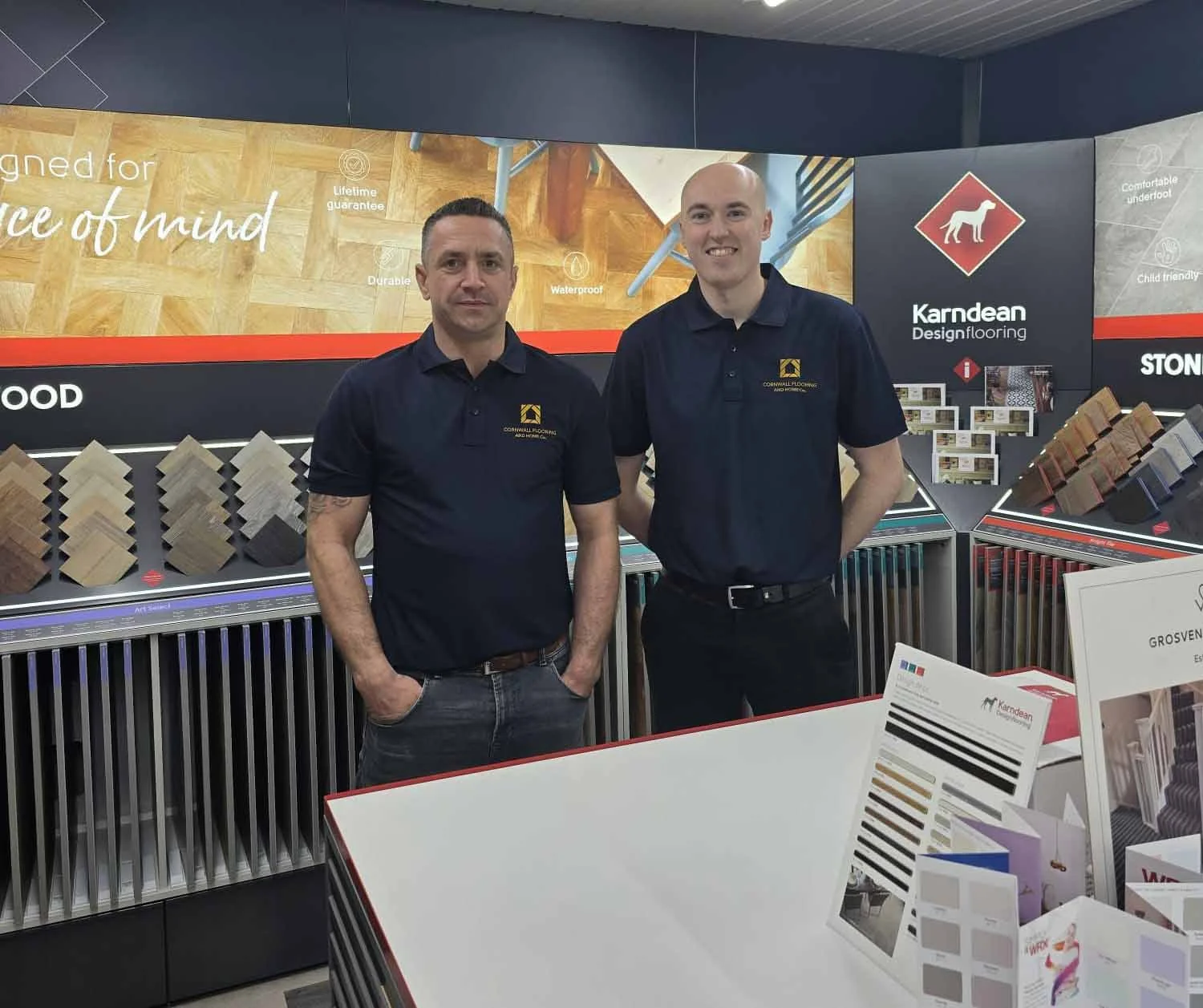 Steve and Ben, at Cornwall Flooring and Home Co