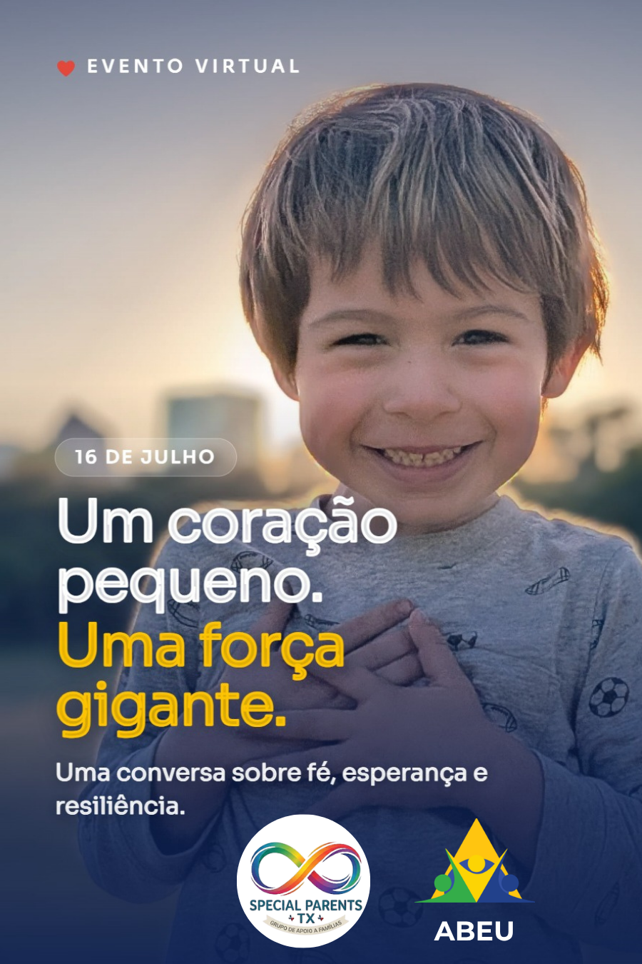 ❤️ Um coração pequeno. Uma força gigante