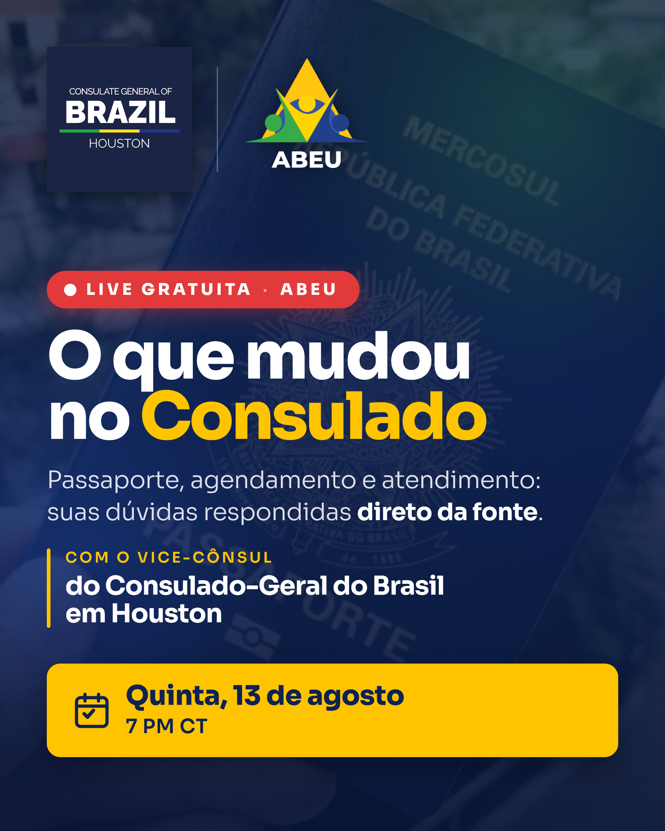 O que mudou no consulado