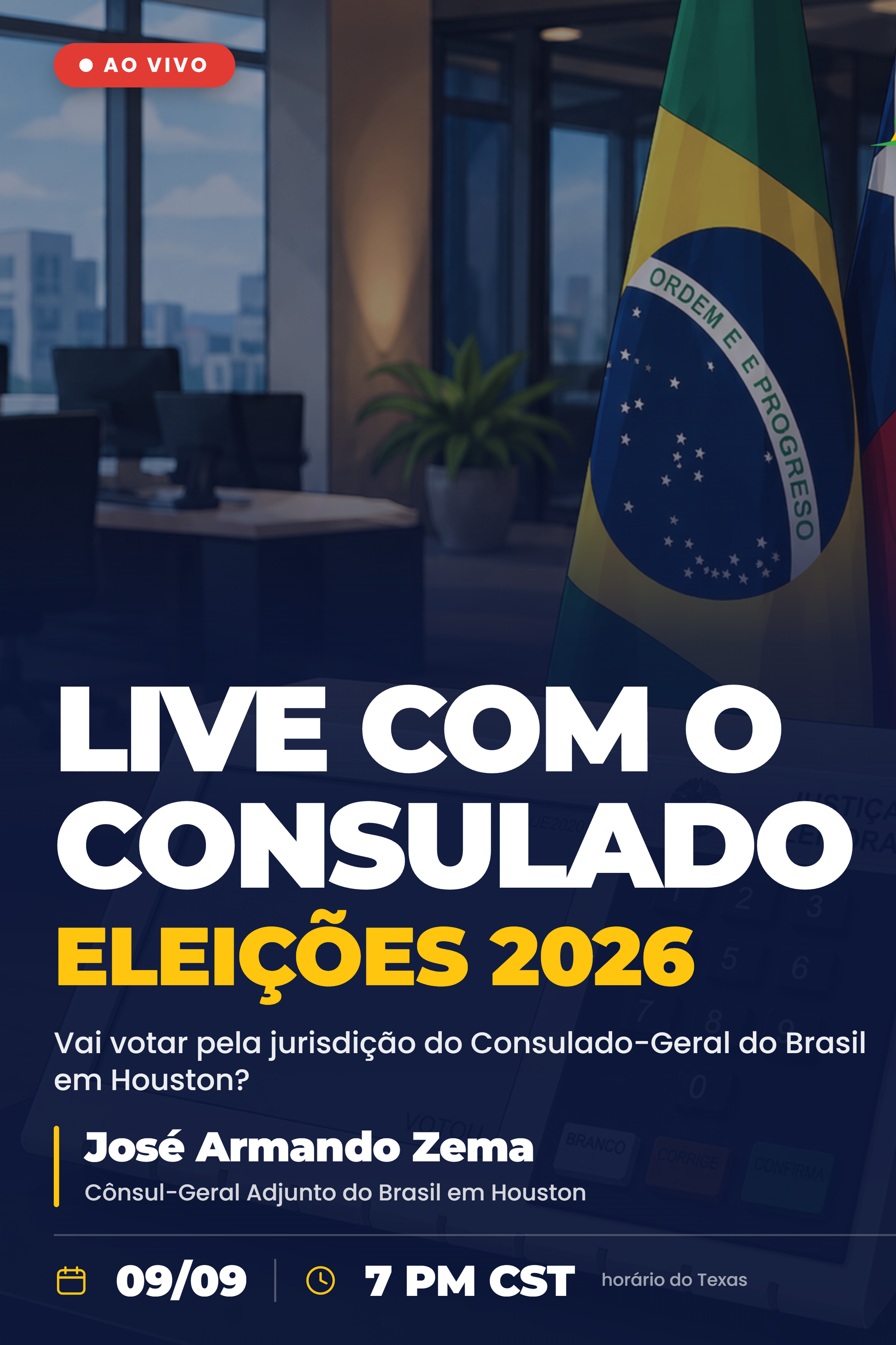 LIVE COM O CONSULADO - Eleições 2026