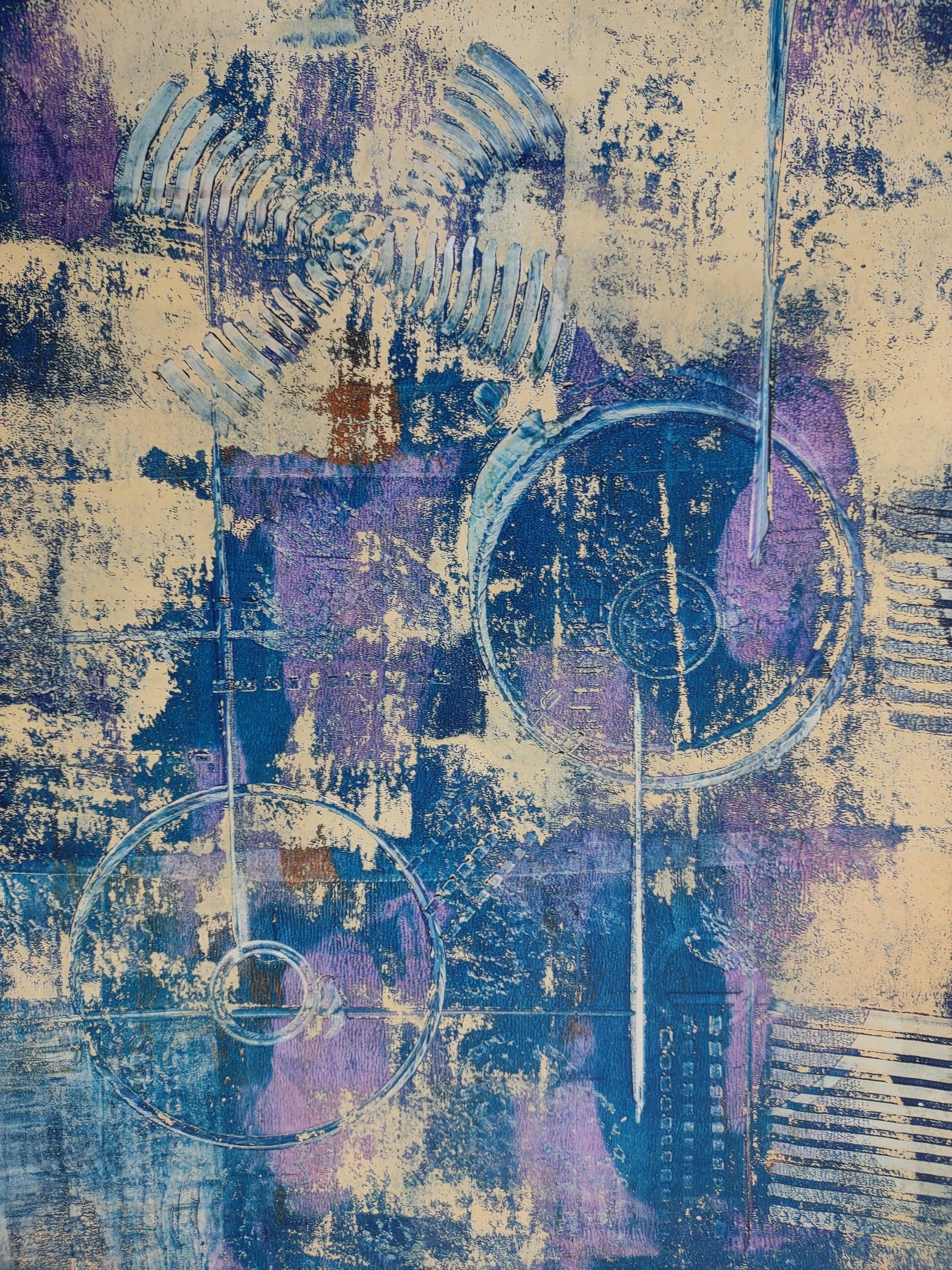 "Windmill #2" 8x10 Matted Original Art Available at Tucson Museum of Art Shop