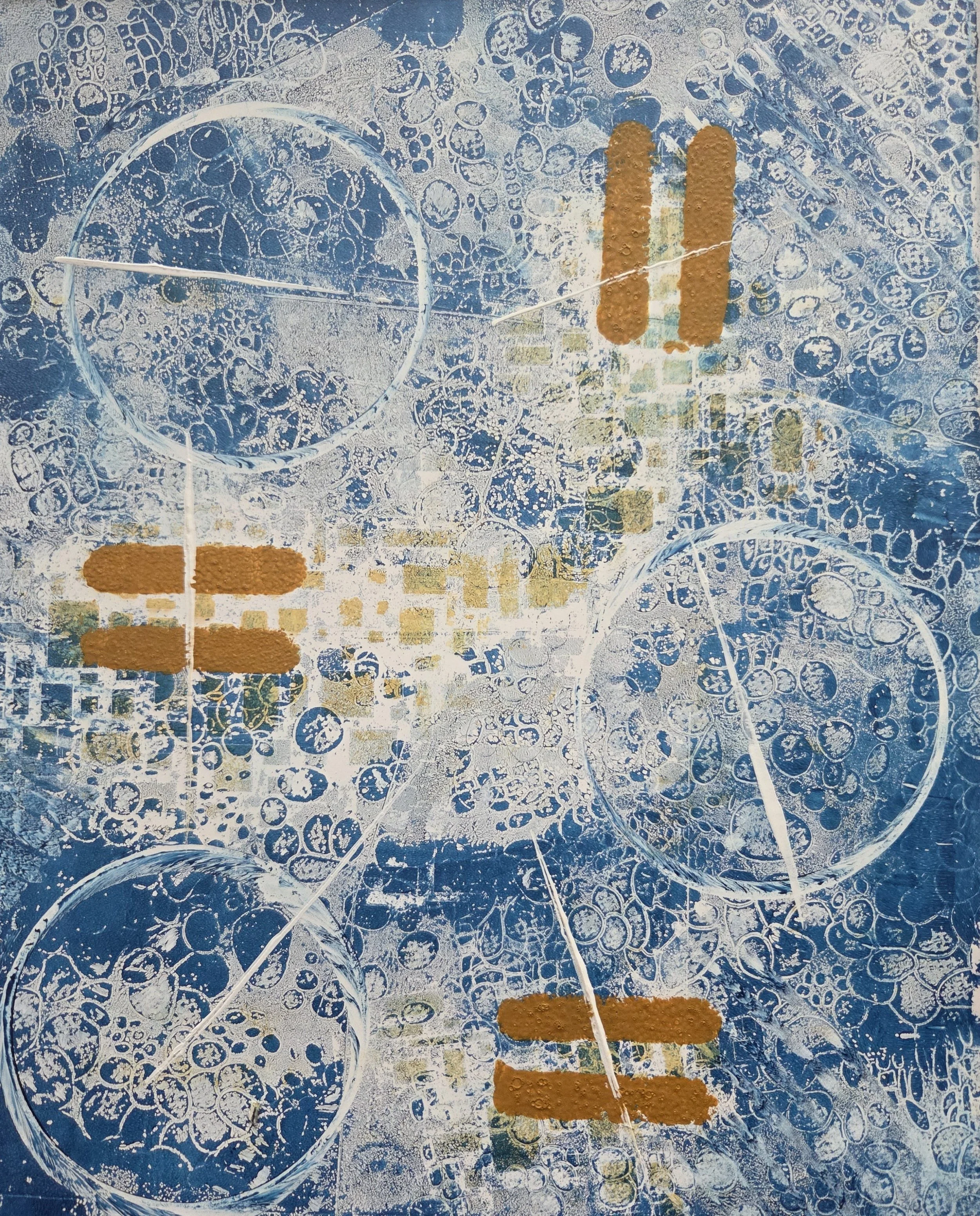 "Parity Escapes" 8x10 Matted Original Art Available at SAAG Gallery