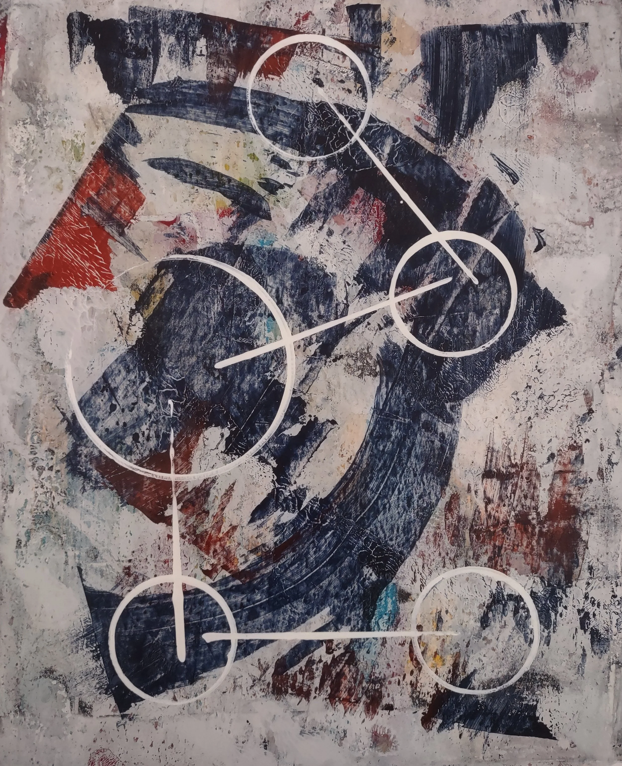 "Spokes" 8x10 Matted Original Art Available at Tucson Museum of Art Shop
