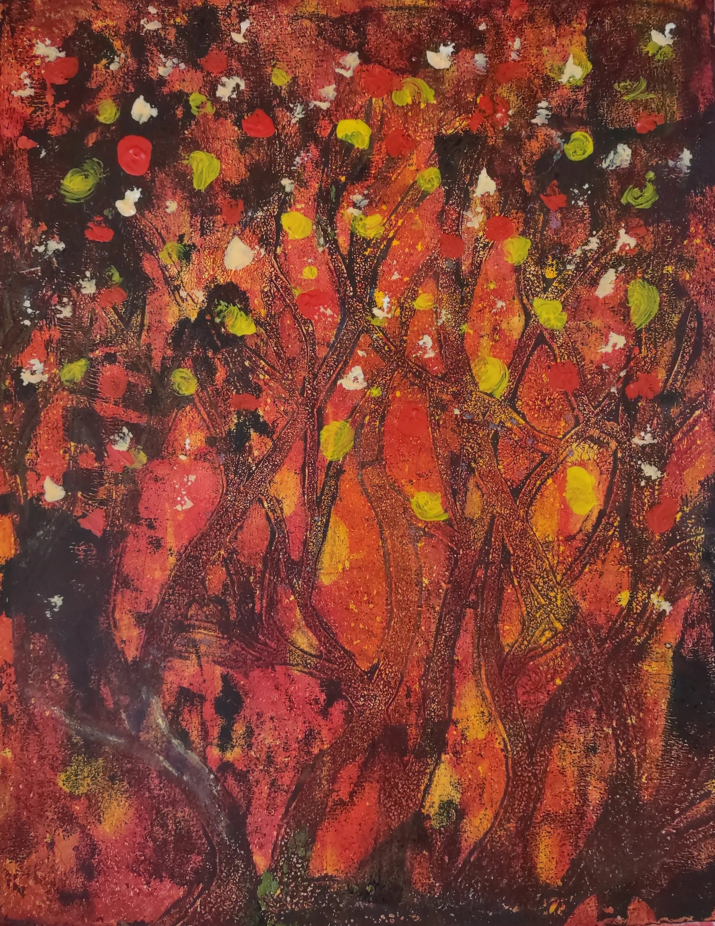 "Fireflies" 8x10 Framed Original Art Available at SAAG Gallery