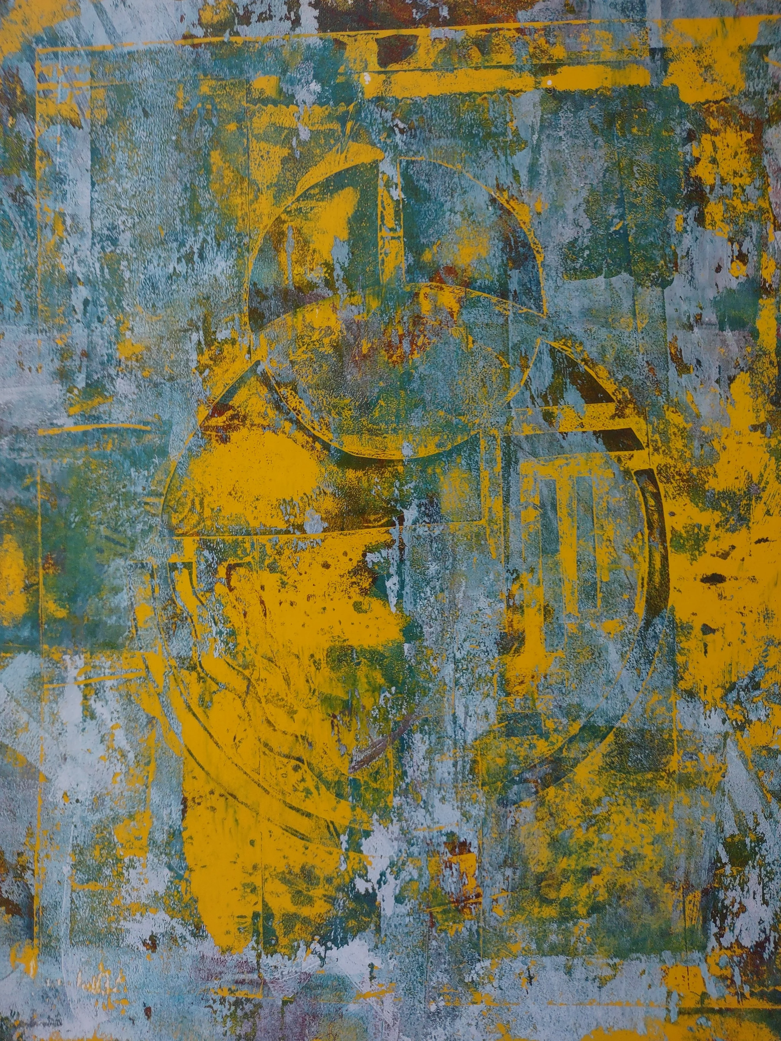 "Yellow Traditions" 8x10 Matted Original Art Available at SAAG Gallery