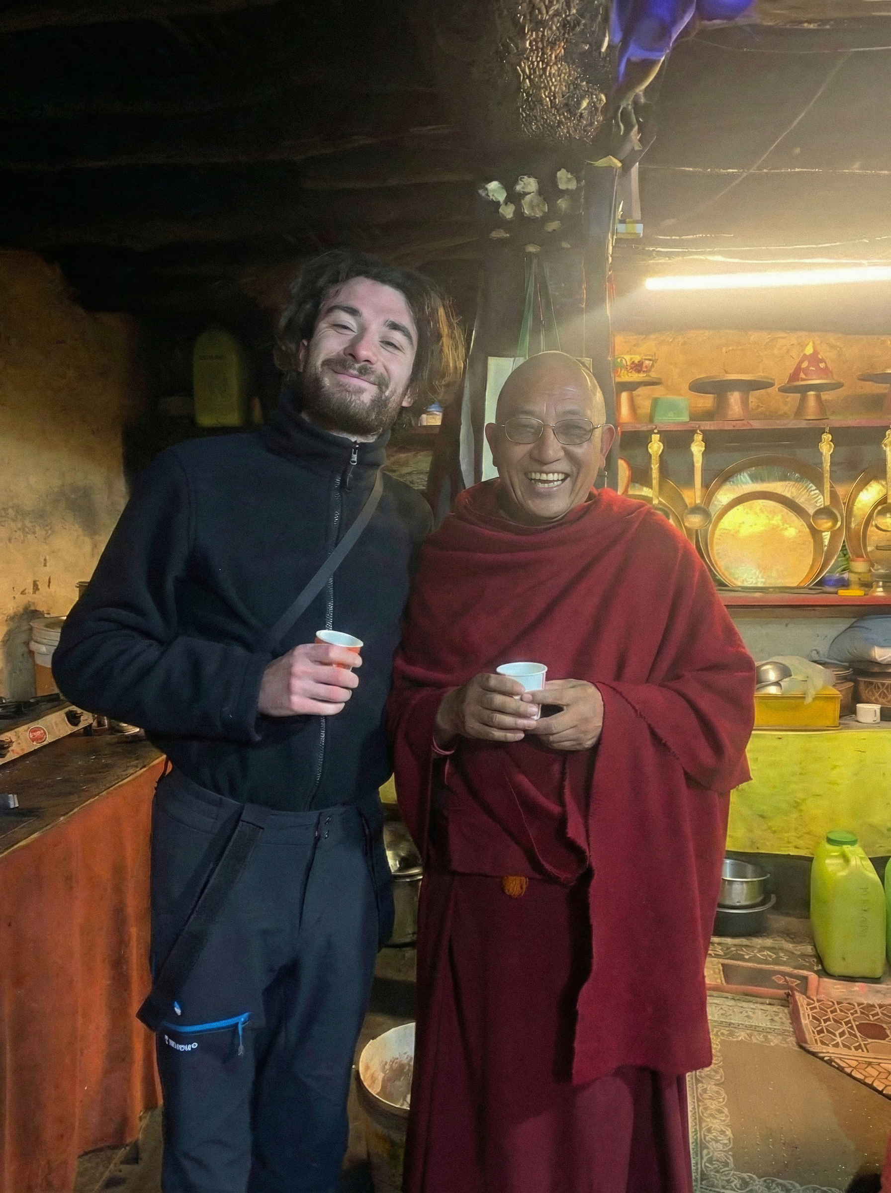 A monk at Kee Monastery