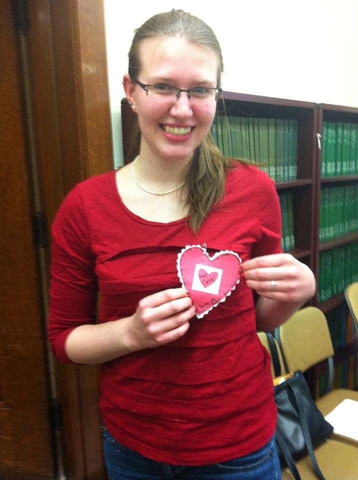 Arts and crafts at lab meeting (2011)