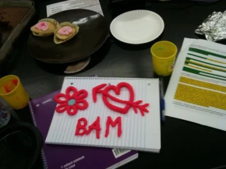 Arts and Crafts at lab meeting (2011)