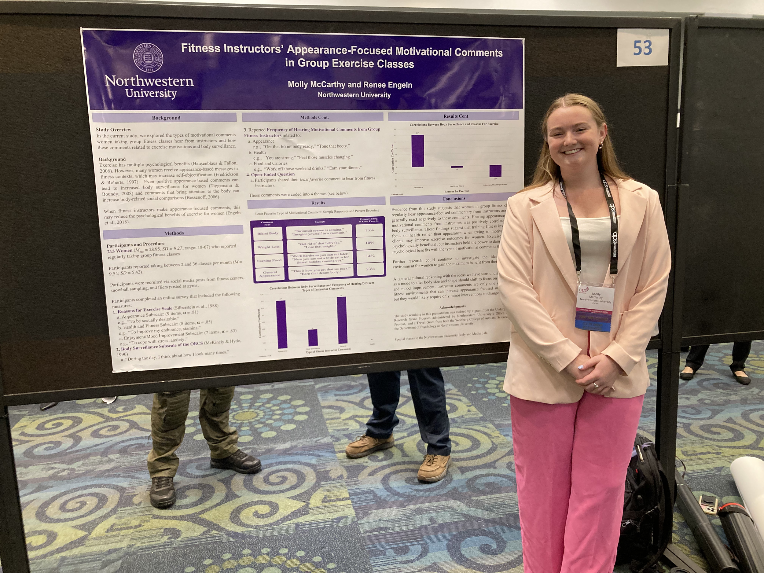 Molly McCarthy at APS (2023)