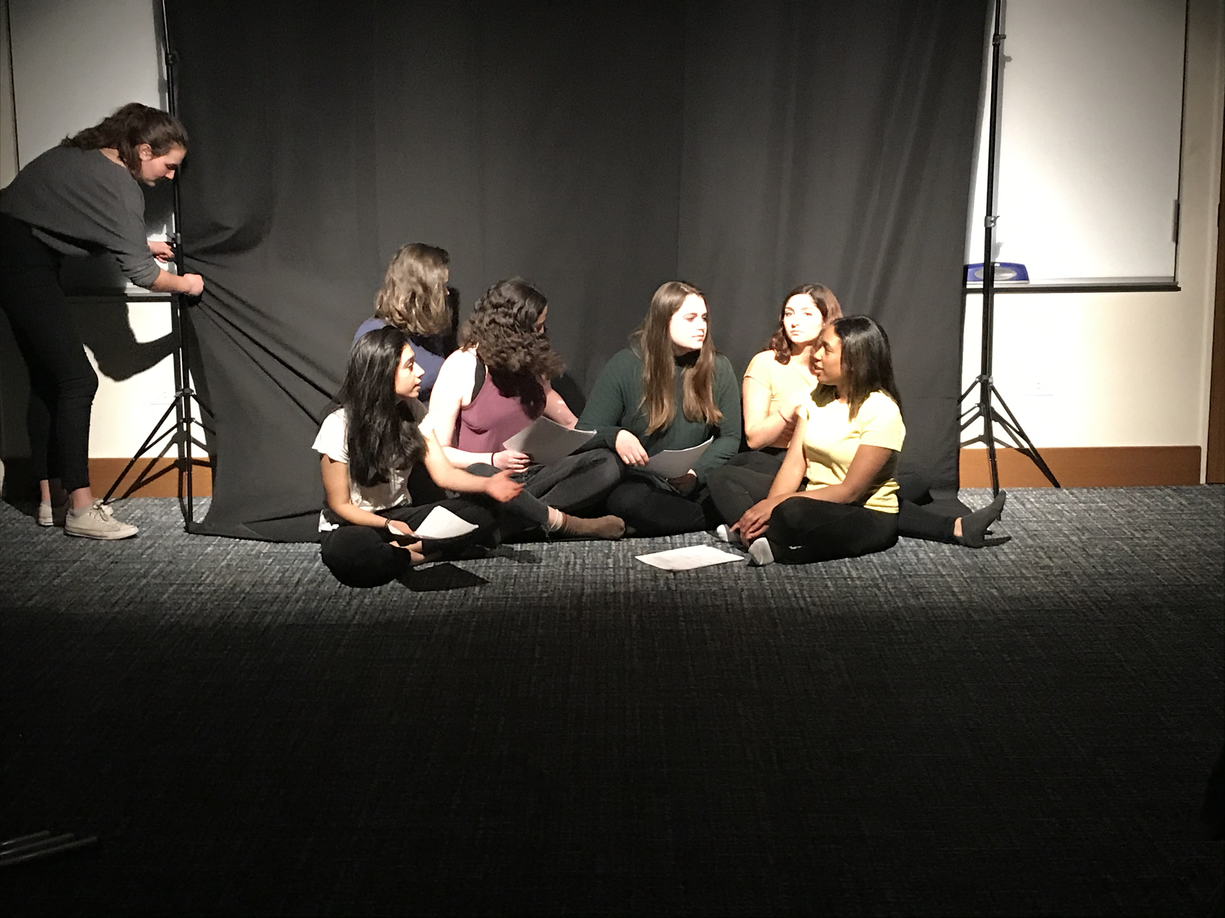 BAMs and NU theatre students perform "Body Stories" (2020)