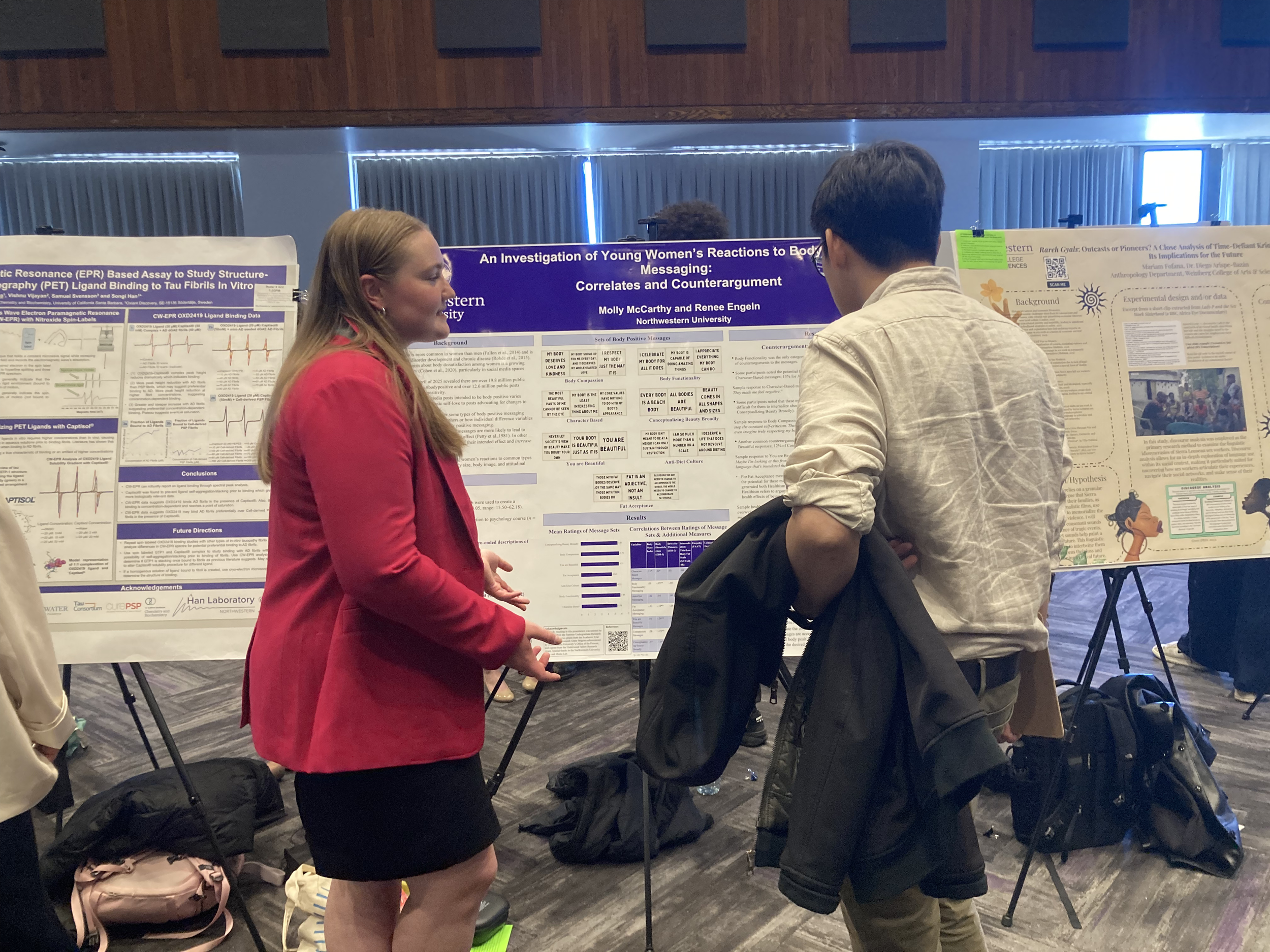 Molly McCarthy at NU's Research Symposium (2025)