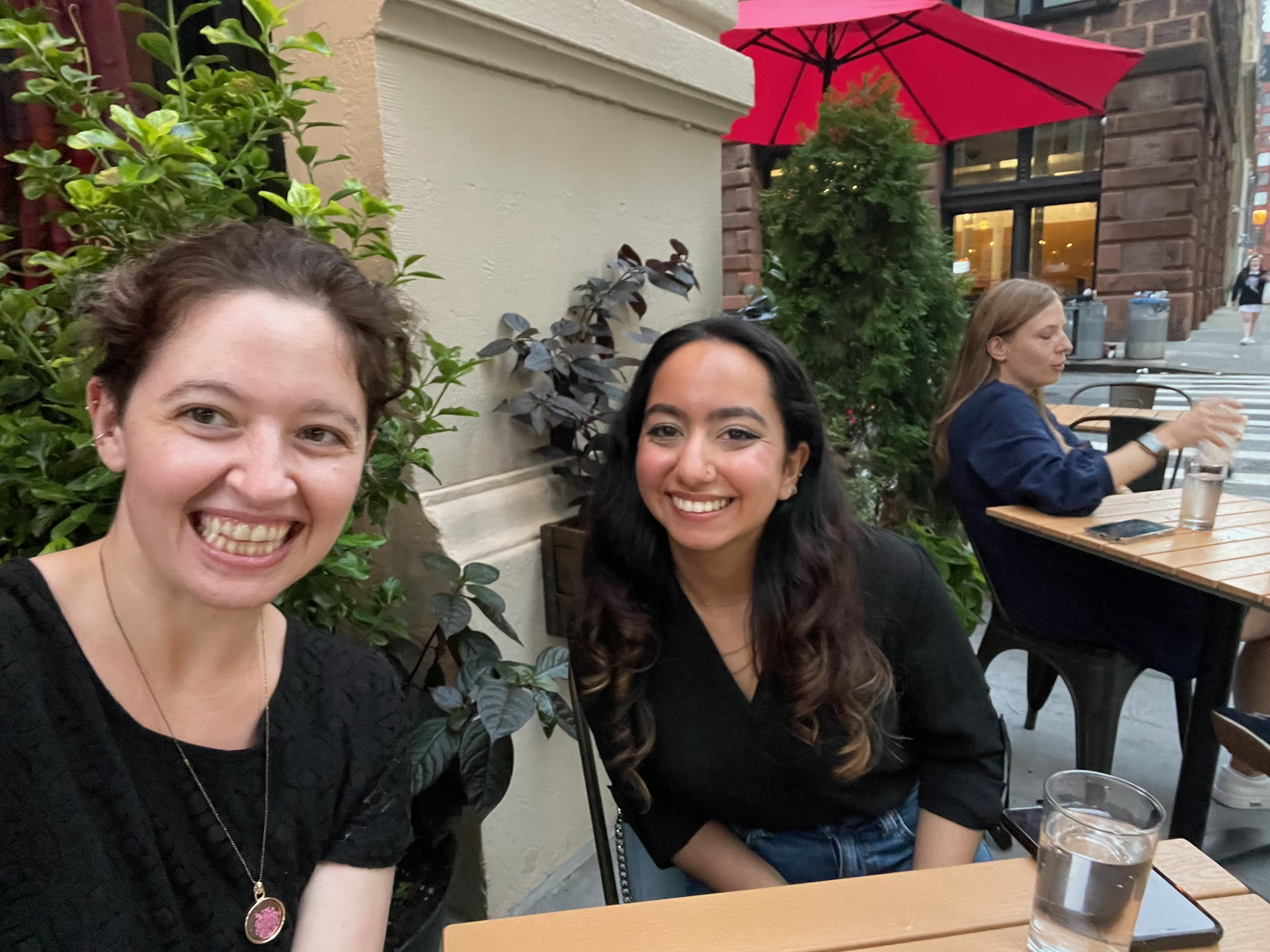 BAM grads Olivia Foster-Gimbel and Radhika Rahlan meet in New York (2021)