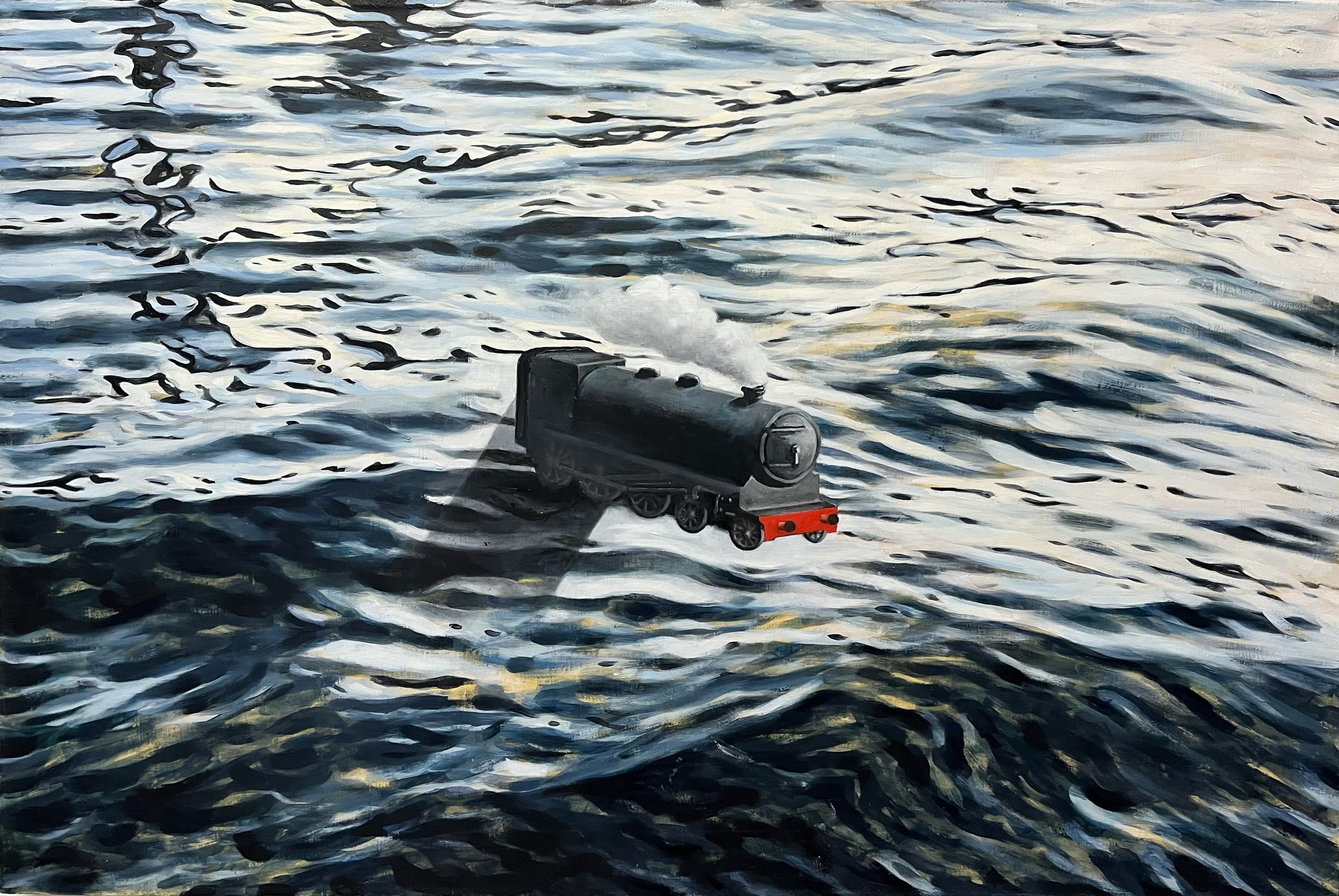 Ode to M, 28 x 42", oil on linen