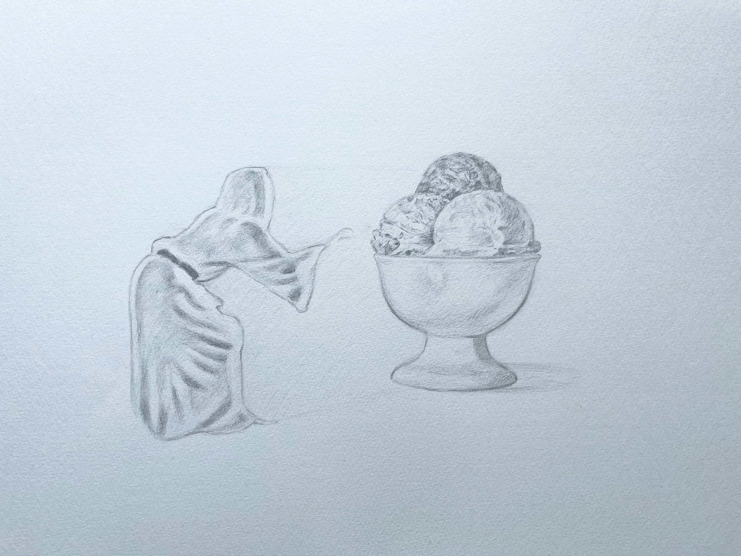 You're My Only Hope, 14 x 18", graphite on paper