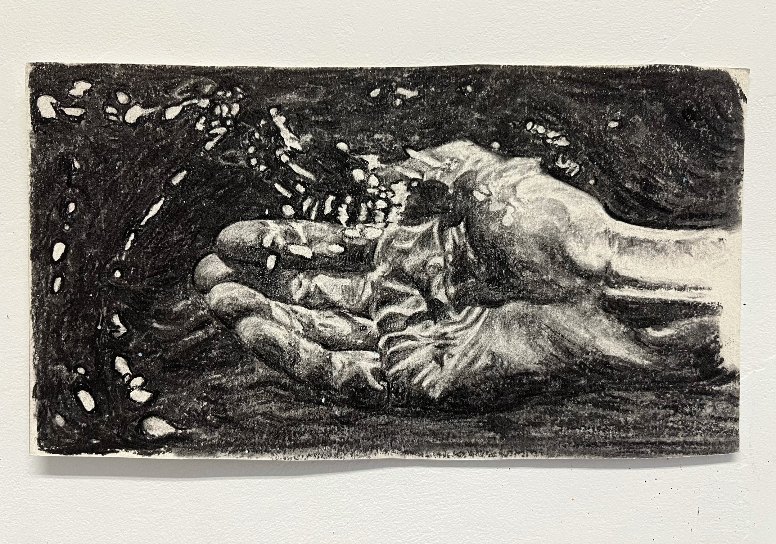 Freedom, charcoal on paper