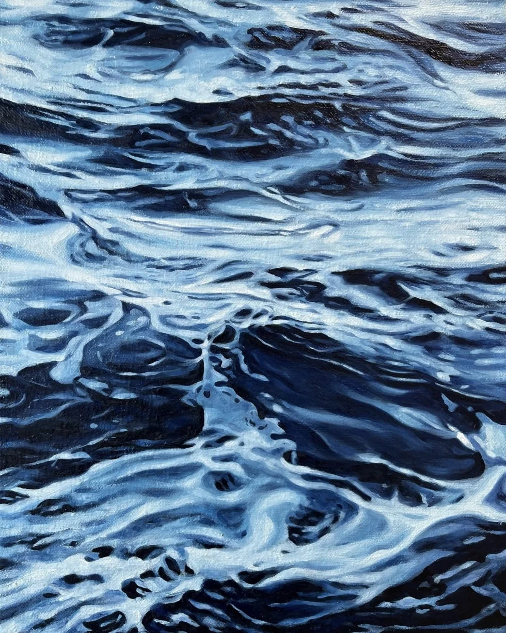 Blue Light, 20 x 16", oil on linen