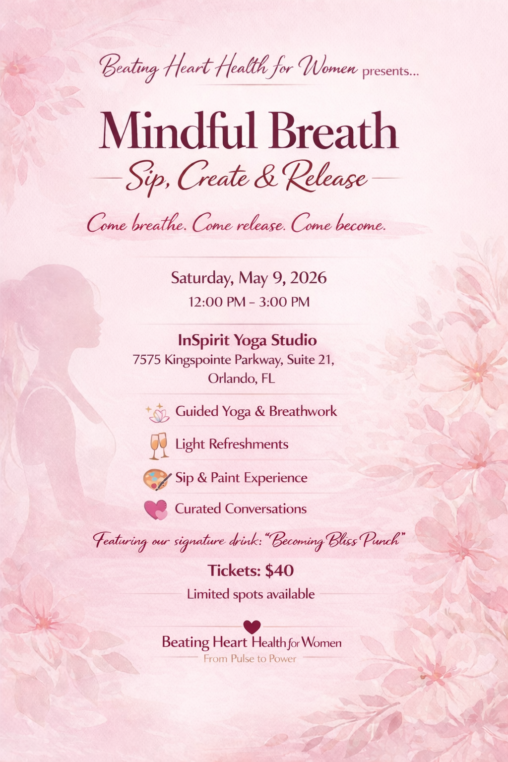 MINDFUL BREATH: SIP, CREATE &amp; RELEASE