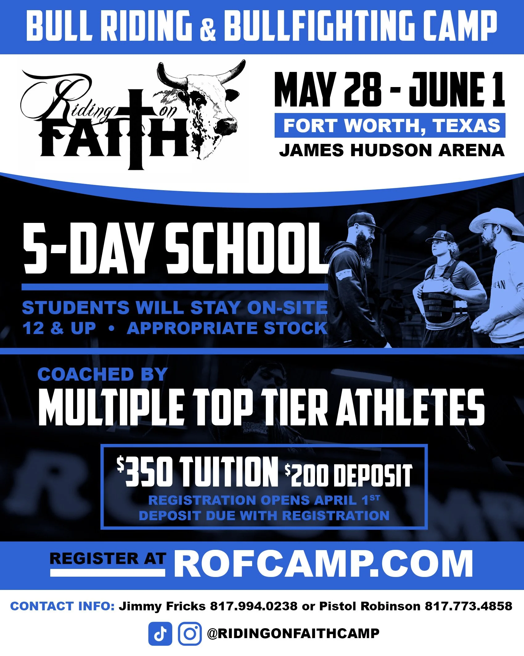 ROF Bull Camp 2026 | Ft Worth, Tx | FULL CAMP