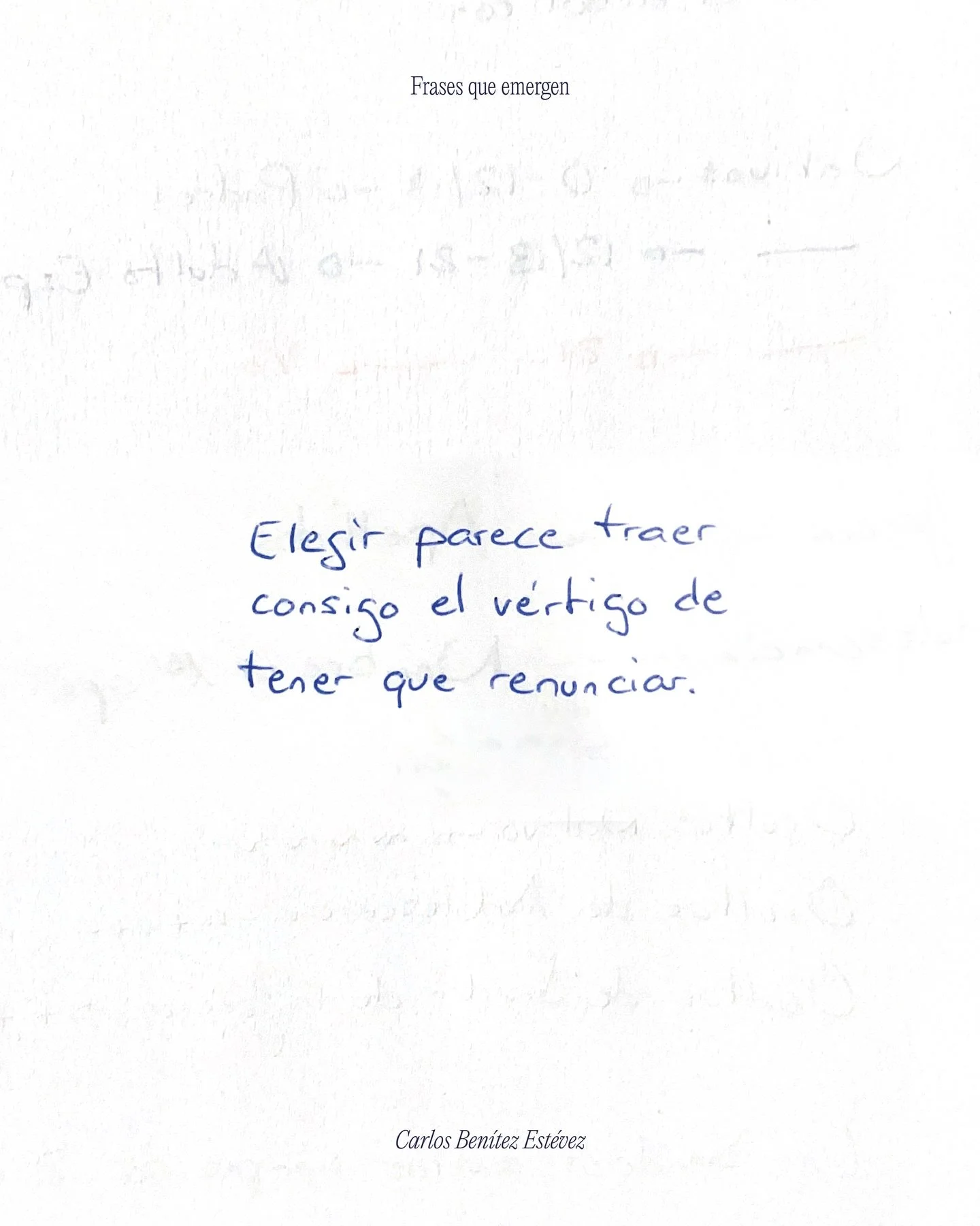 Frases que emergen&hellip;

Si necesitas atravesar un momento de incertidumbre con m&aacute;s presencia, puedo acompa&ntilde;arte en el proceso.

Sesiones 1:1 (presencial u online)

🫂