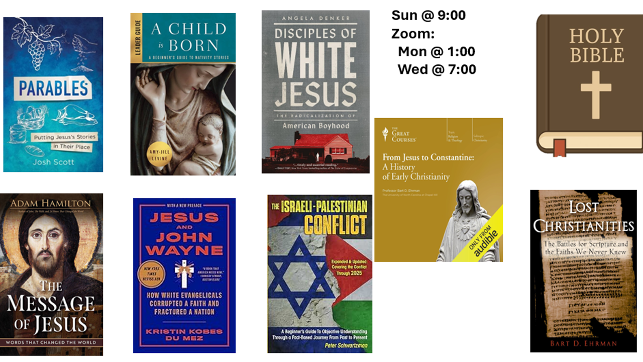 Bible Studies via Zoom
 