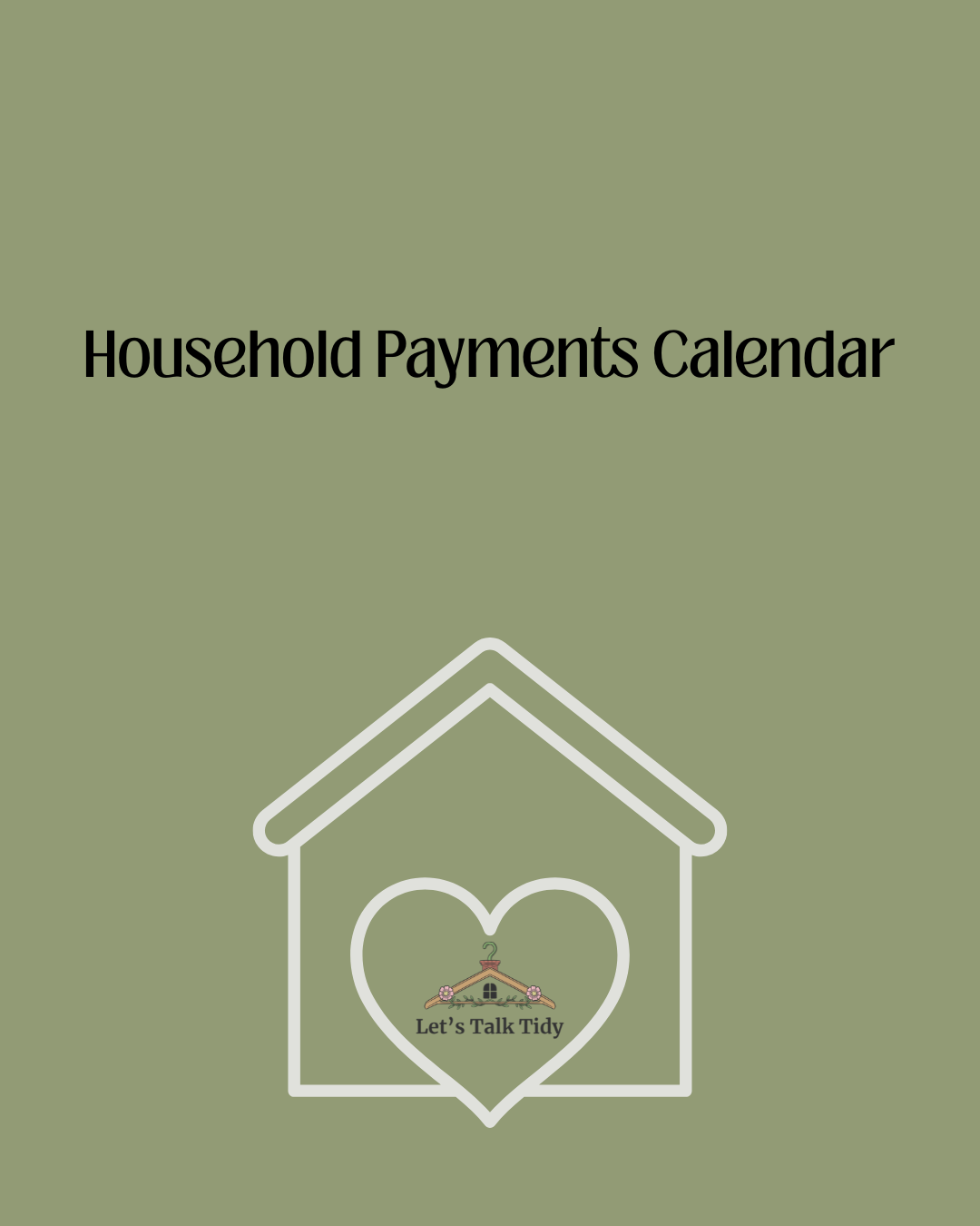 Household Payments Calendar