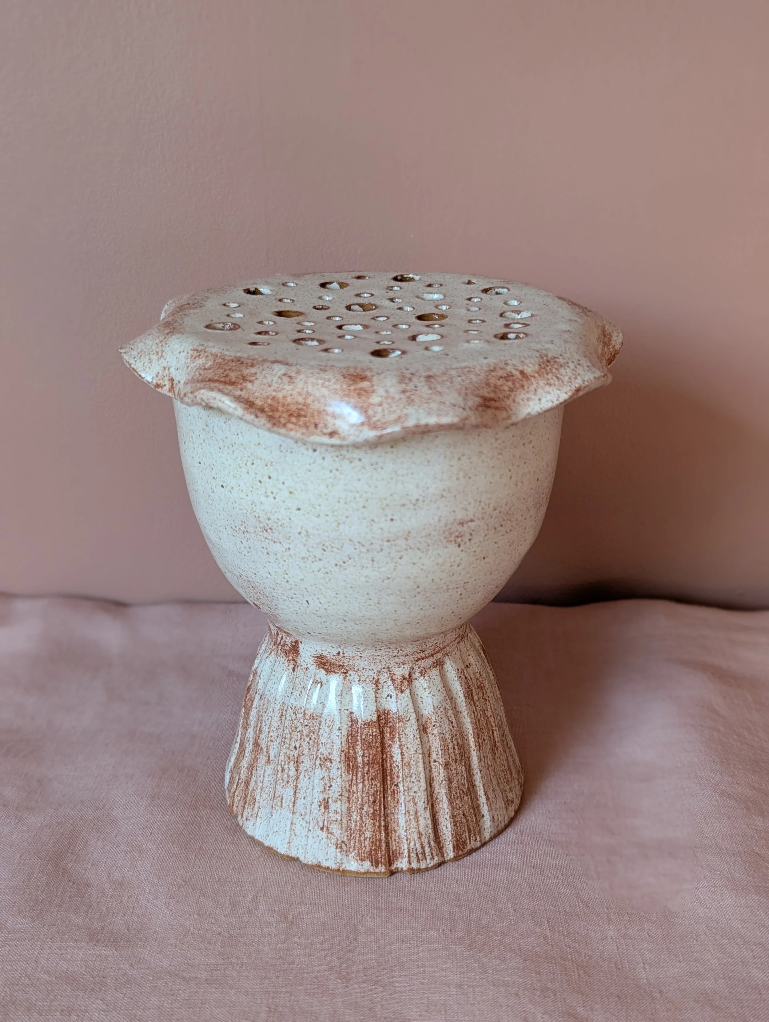 Biscuit Pedestal Vase