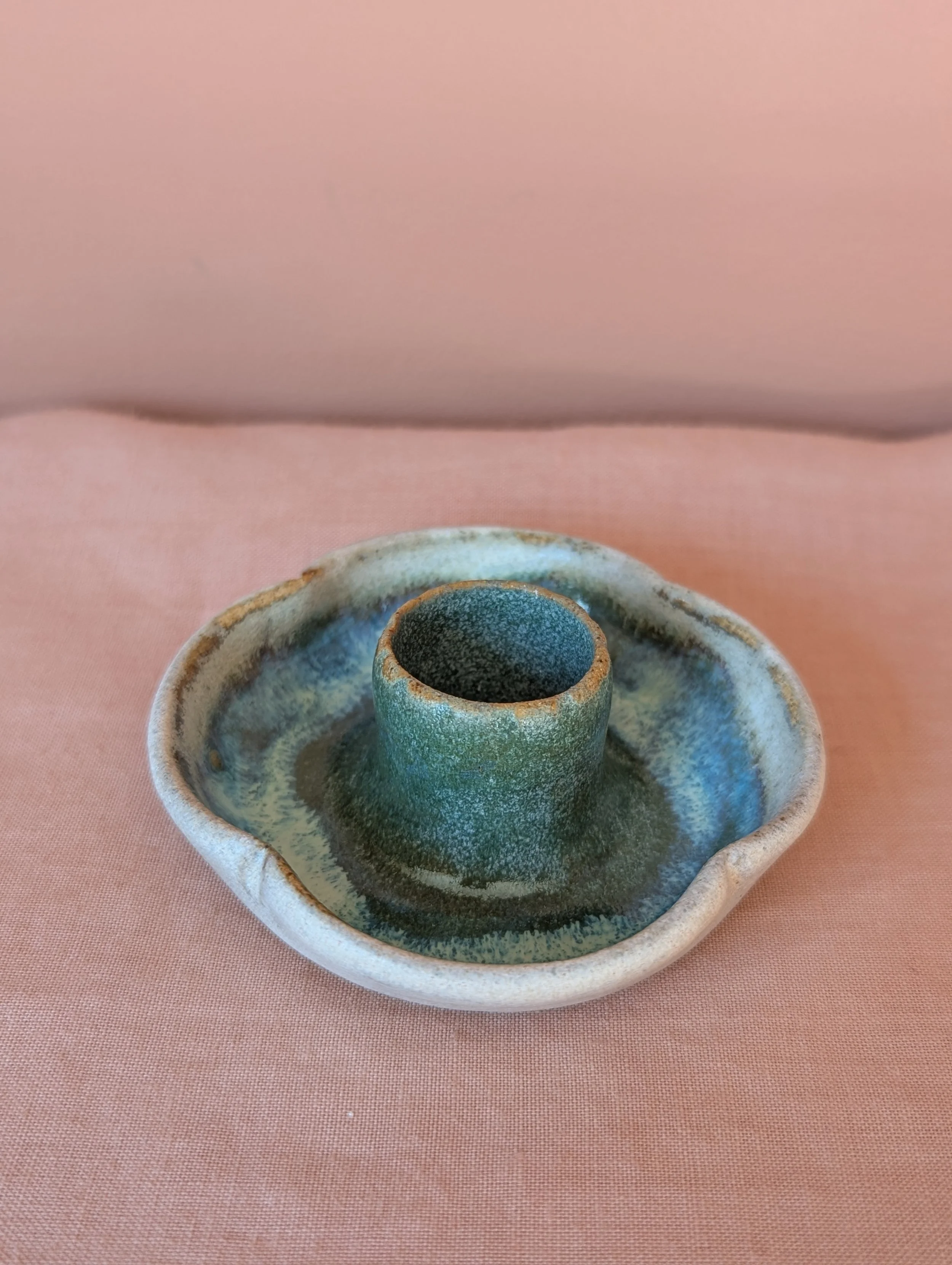 Clover Candlestick- Driftwood Beach