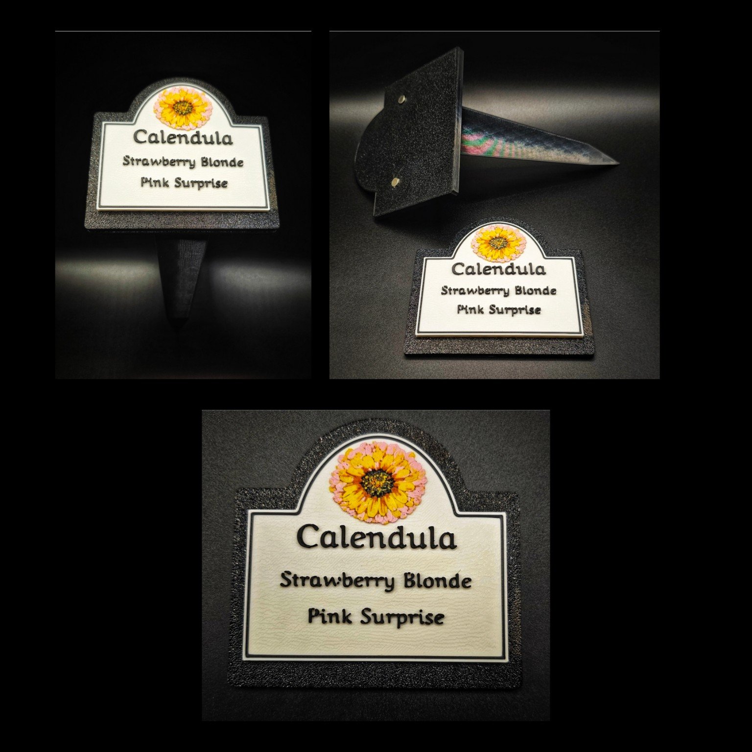 Garden Markers with interchangeable magnetic name plates