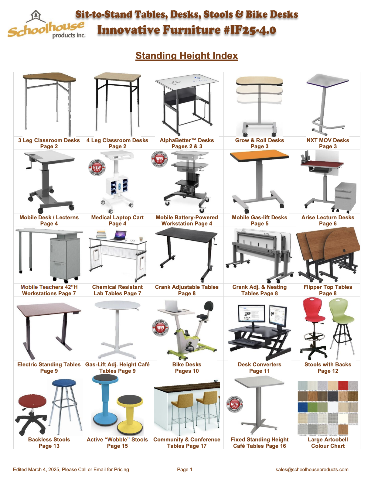 Sit to Stand Furniture