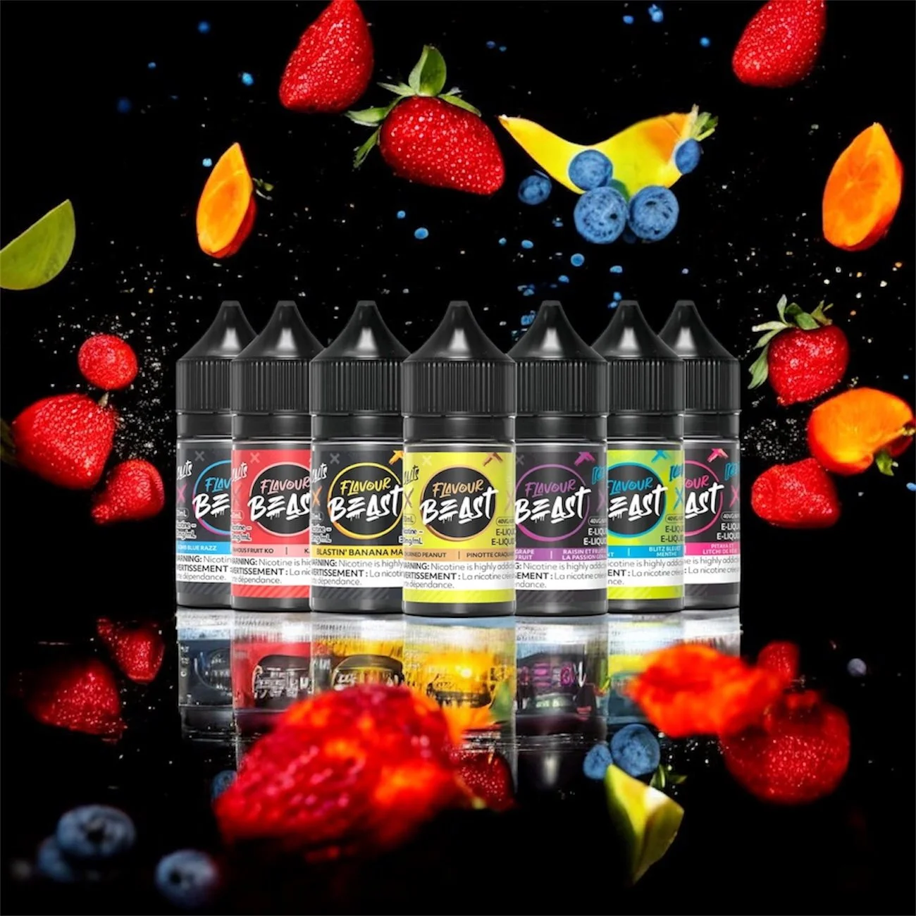 Vape juice, nicotine salt e-liquid, and freebase e-juice at Chuff Empire, Calgary vape shop