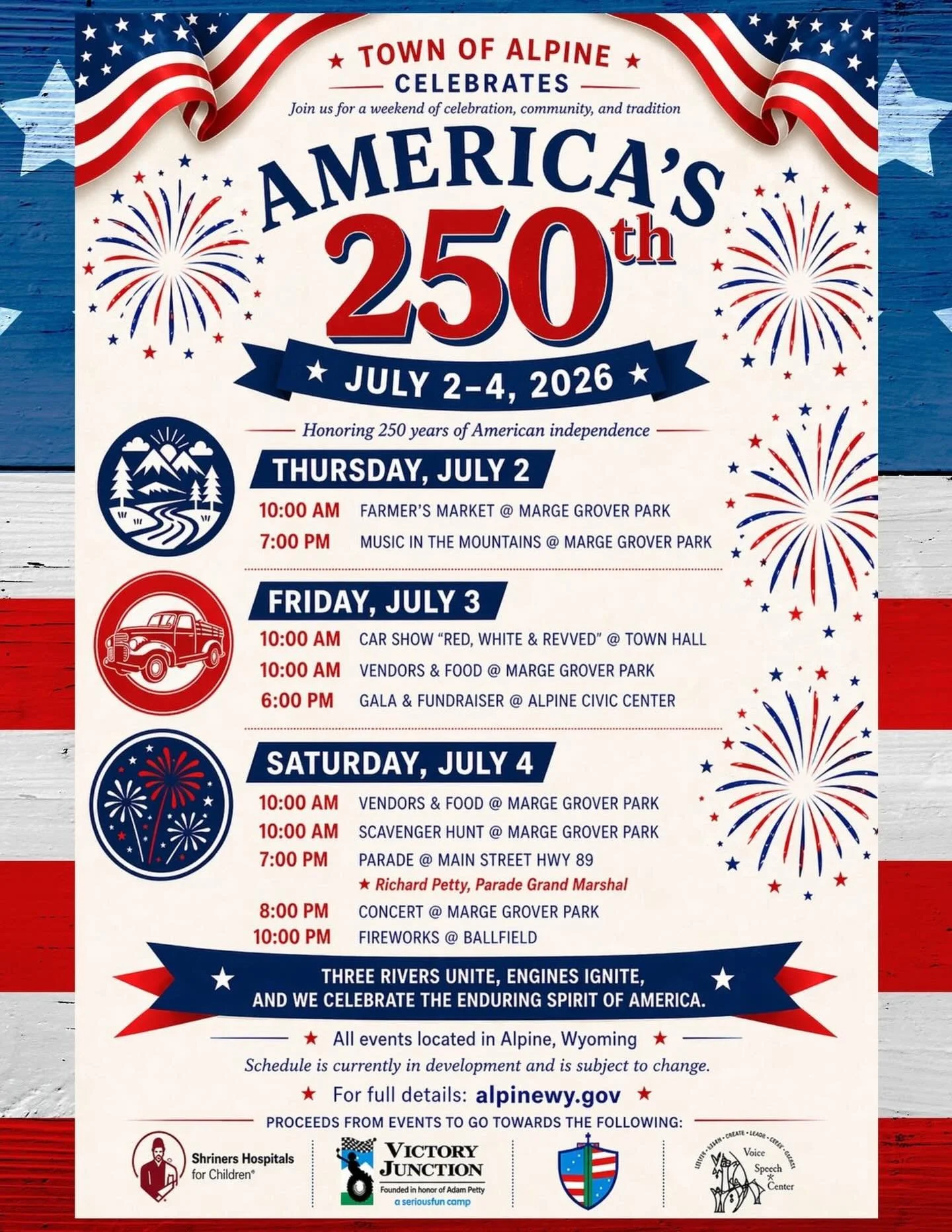America's 250th Birthday Alpine WY